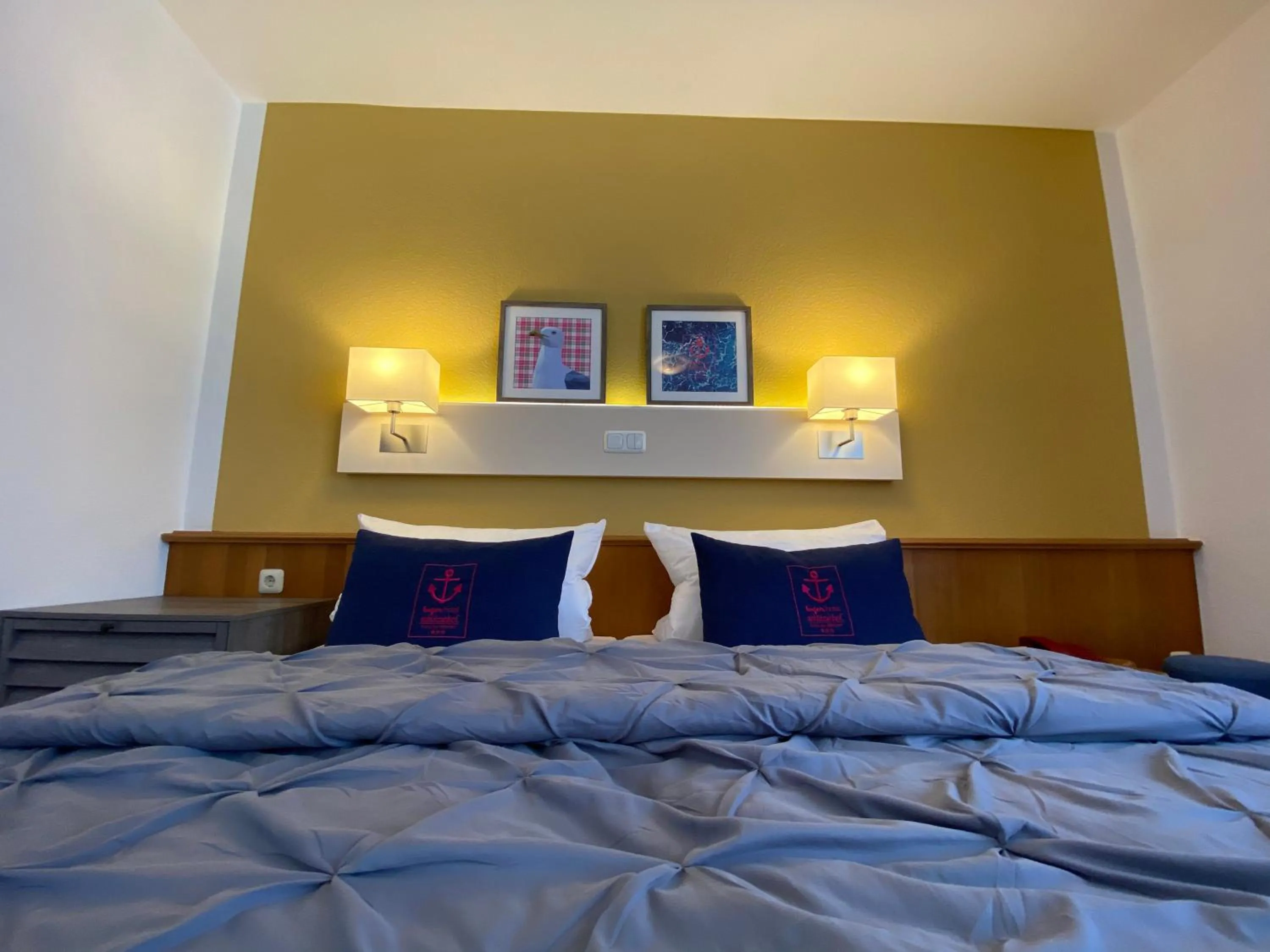 Photo of the whole room, Bed in Hafen Hotel Schützenhof