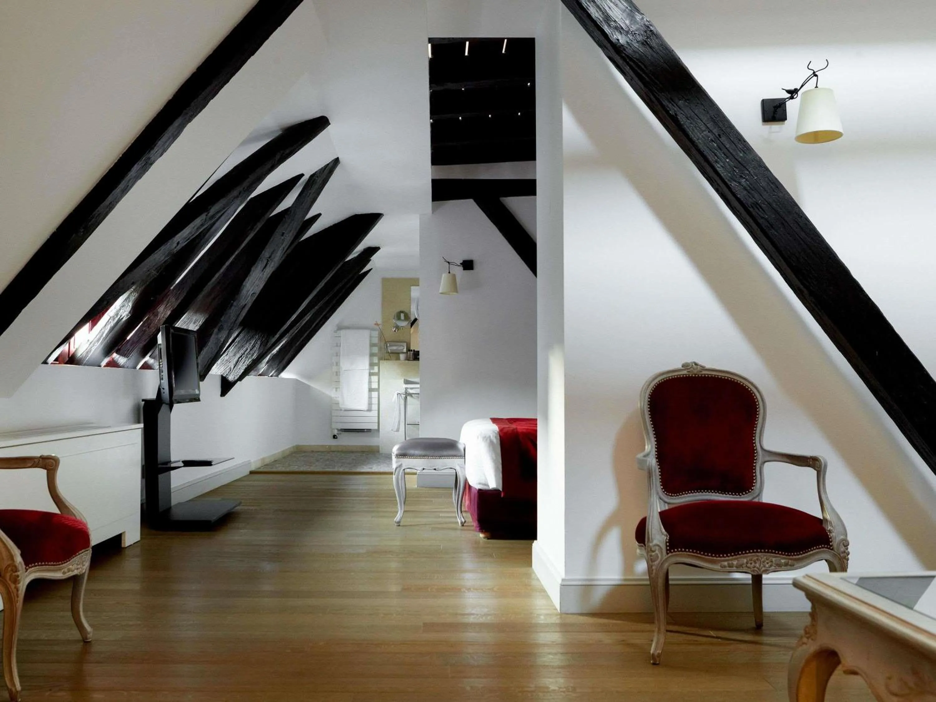Bedroom in Cour du Corbeau Hotel Strasbourg - MGallery Collection