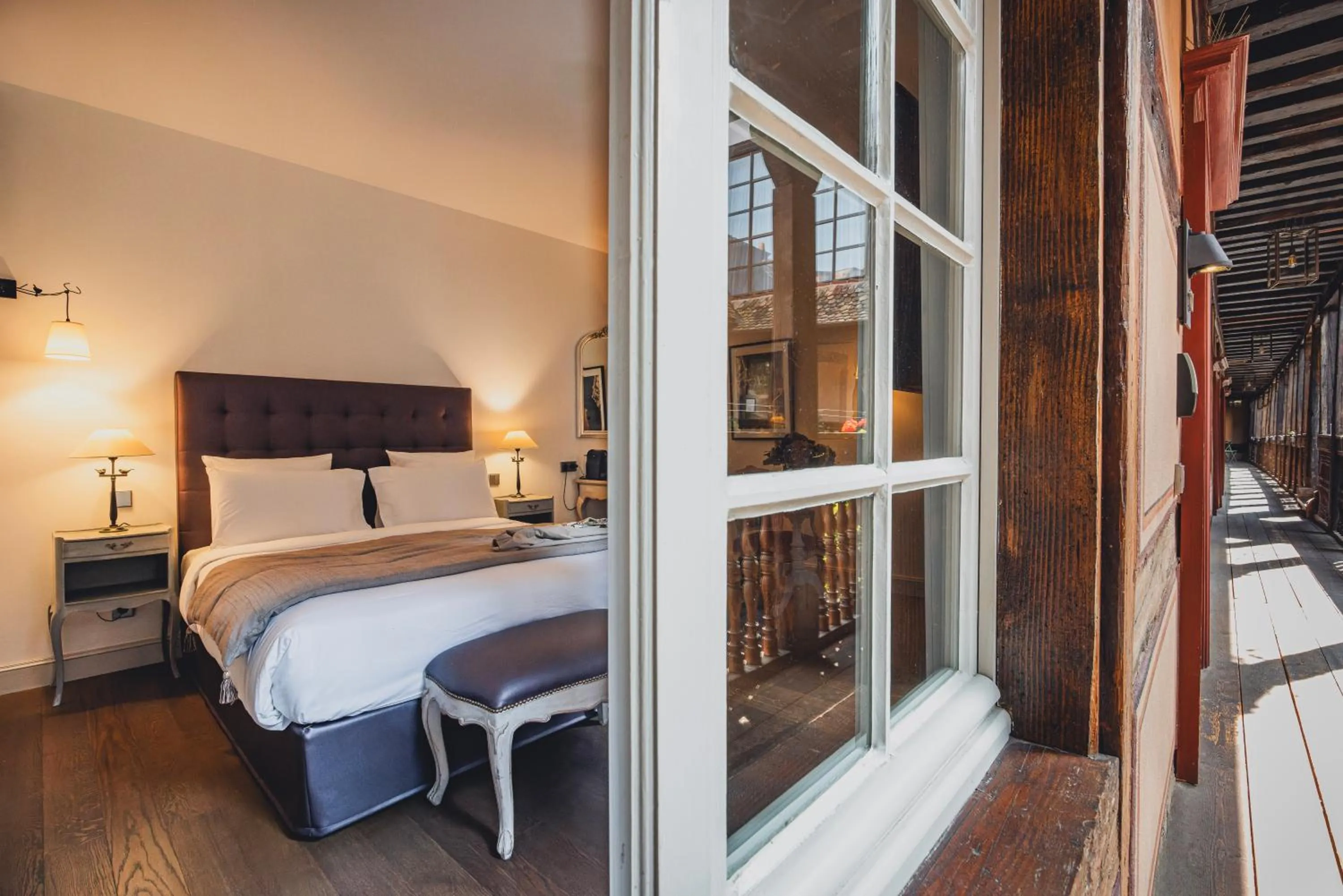 Bedroom, Bed in Cour du Corbeau Hotel Strasbourg - MGallery Collection