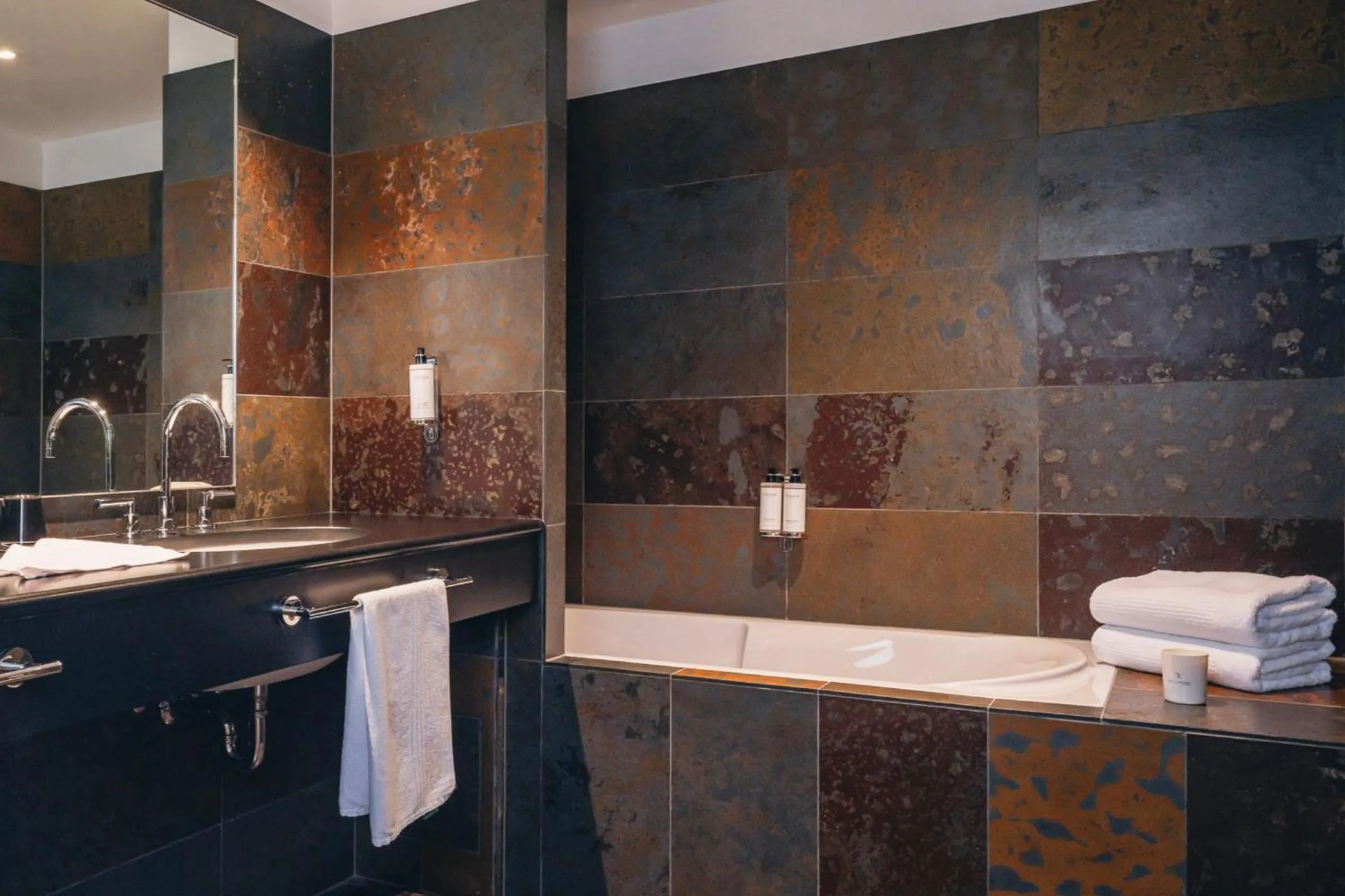 Bathroom in Cour du Corbeau Hotel Strasbourg - MGallery Collection