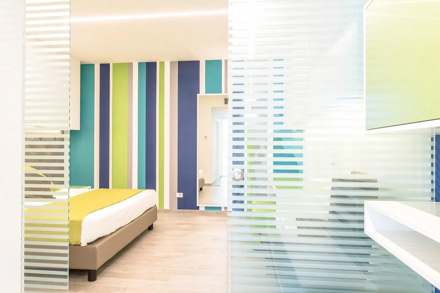 Bedroom, Bed in Hotel Tenda Rossa