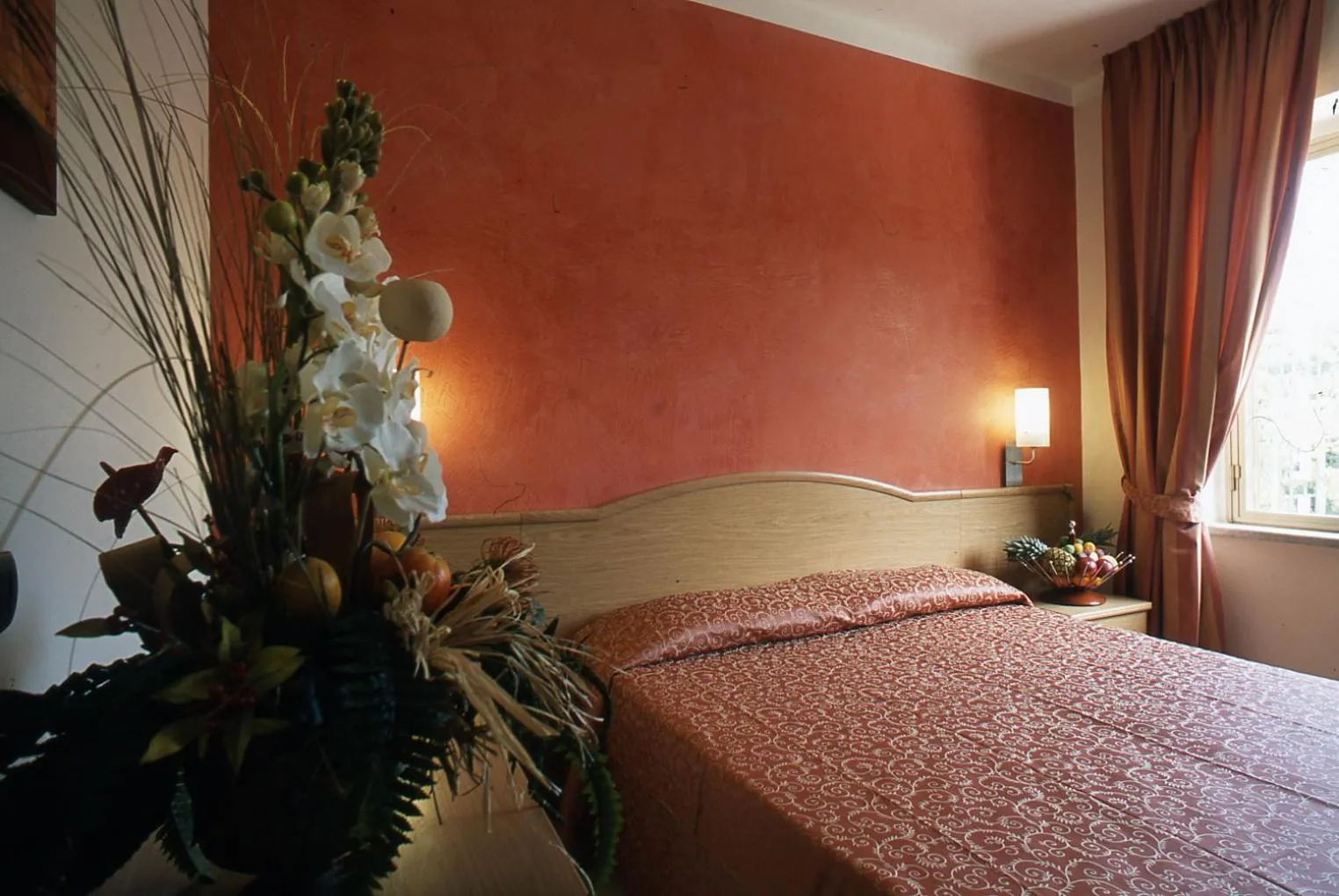 Decorative detail, Bed in Hotel Tenda Rossa