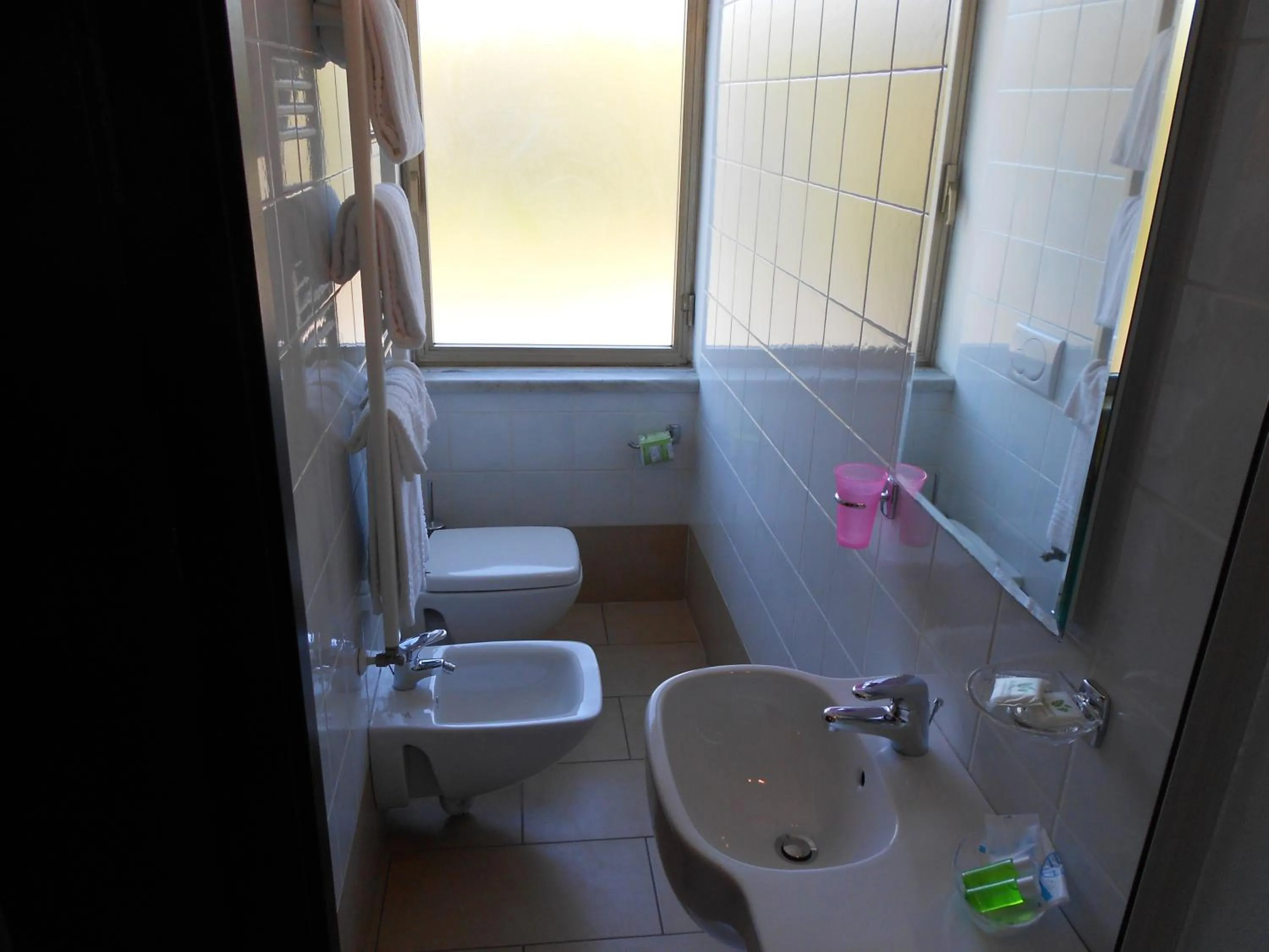 Toilet in Hotel Tenda Rossa