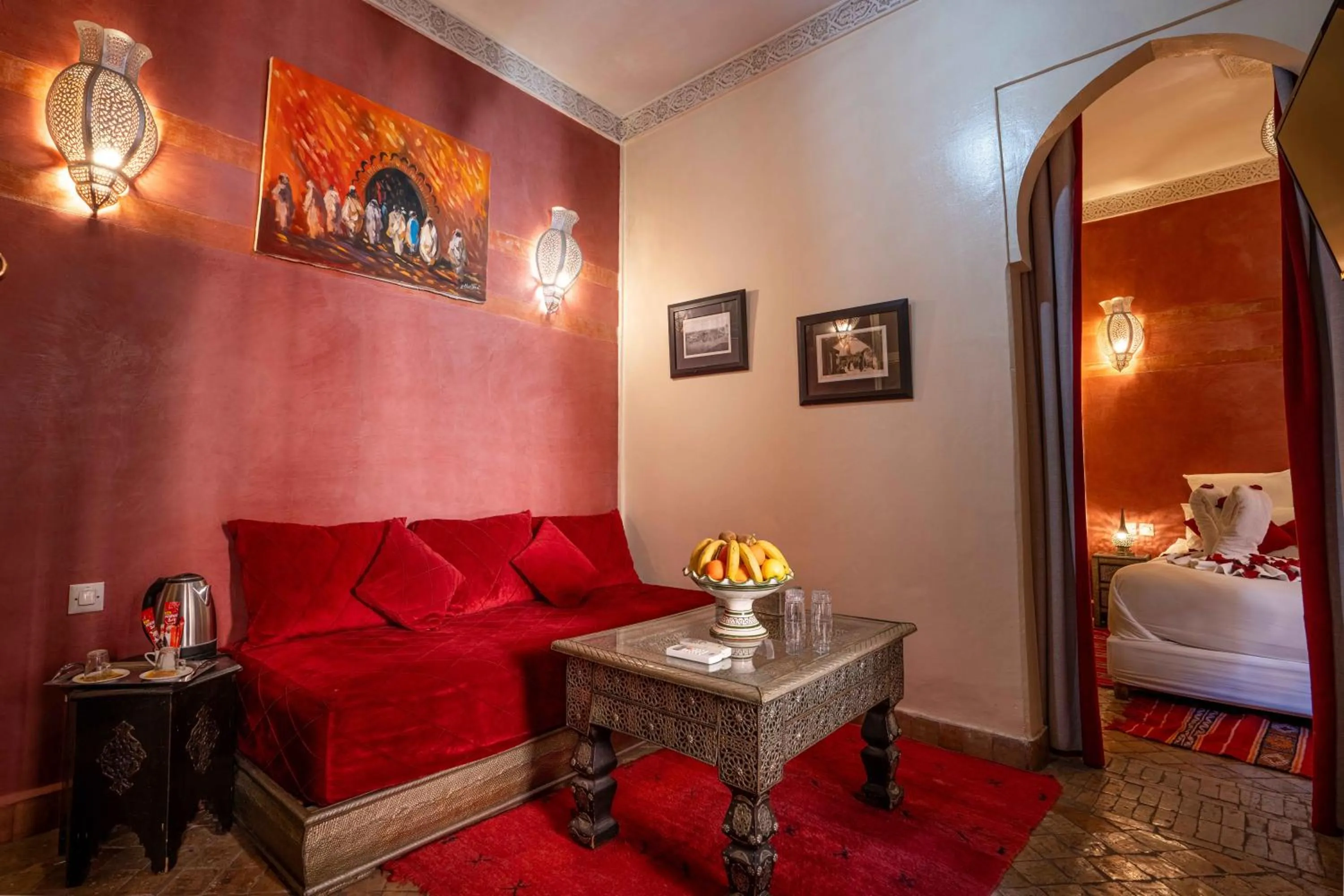 Photo of the whole room, Bed in Riad Alaka