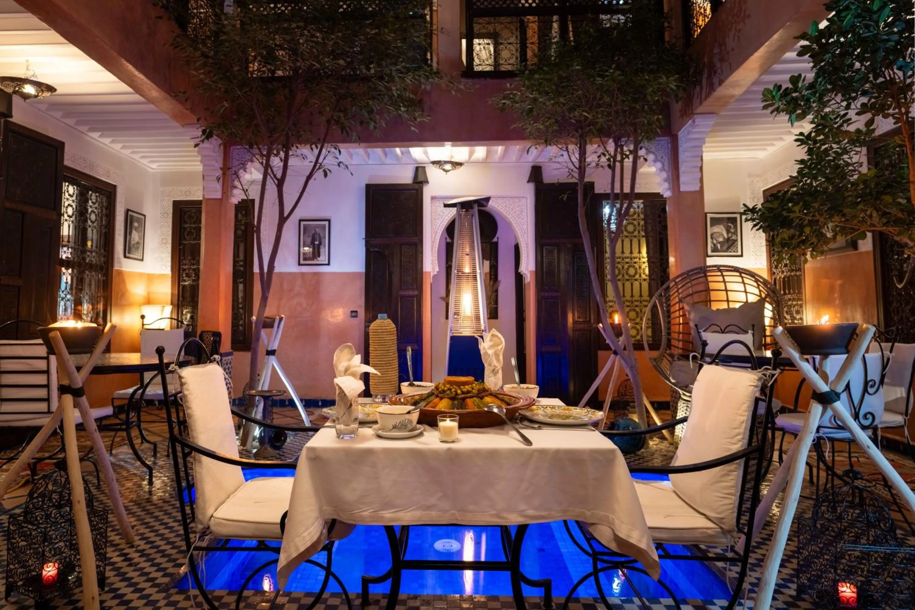 Dining area in Riad Alaka