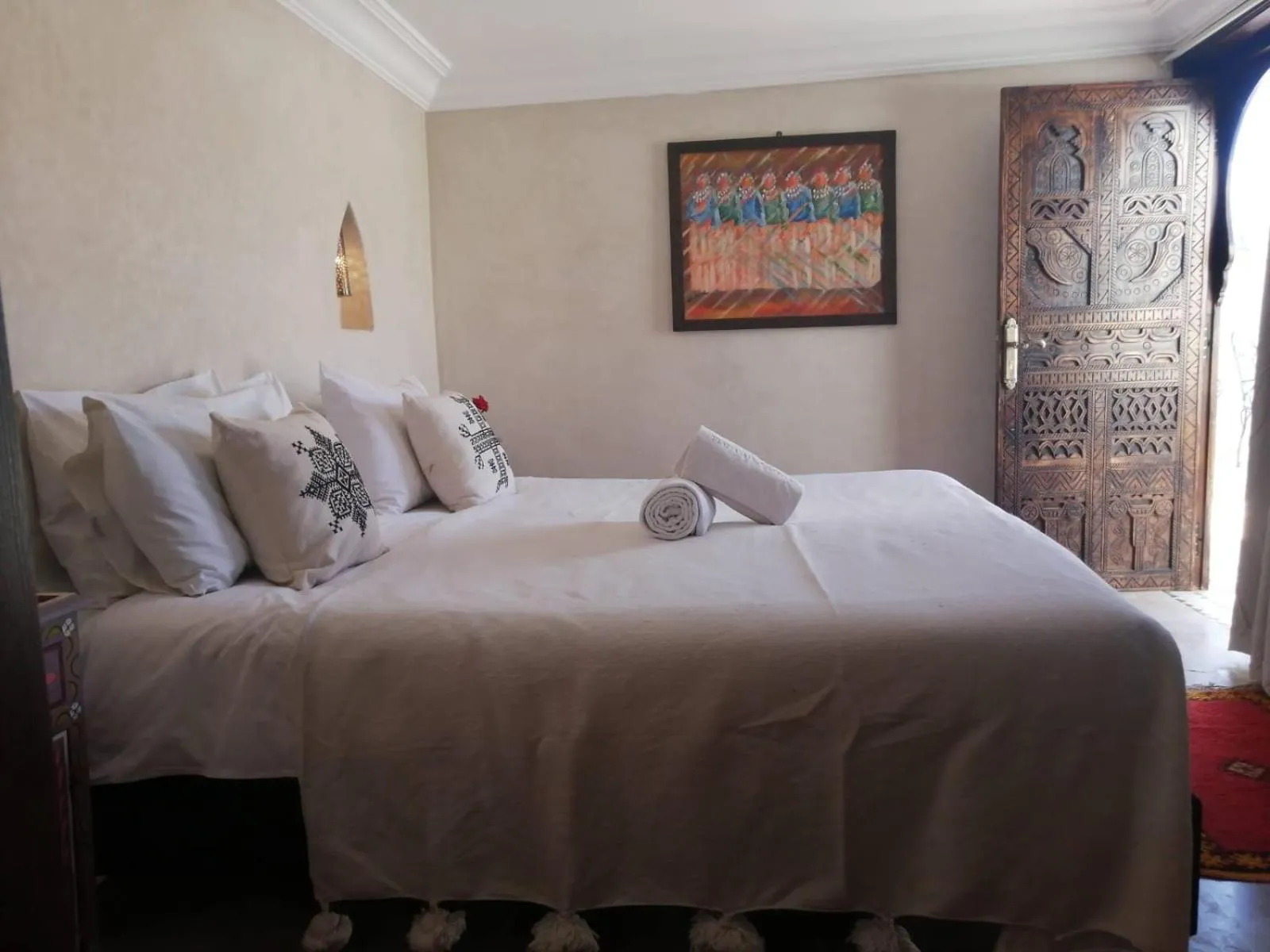 Bed in Riad Dalla Santa