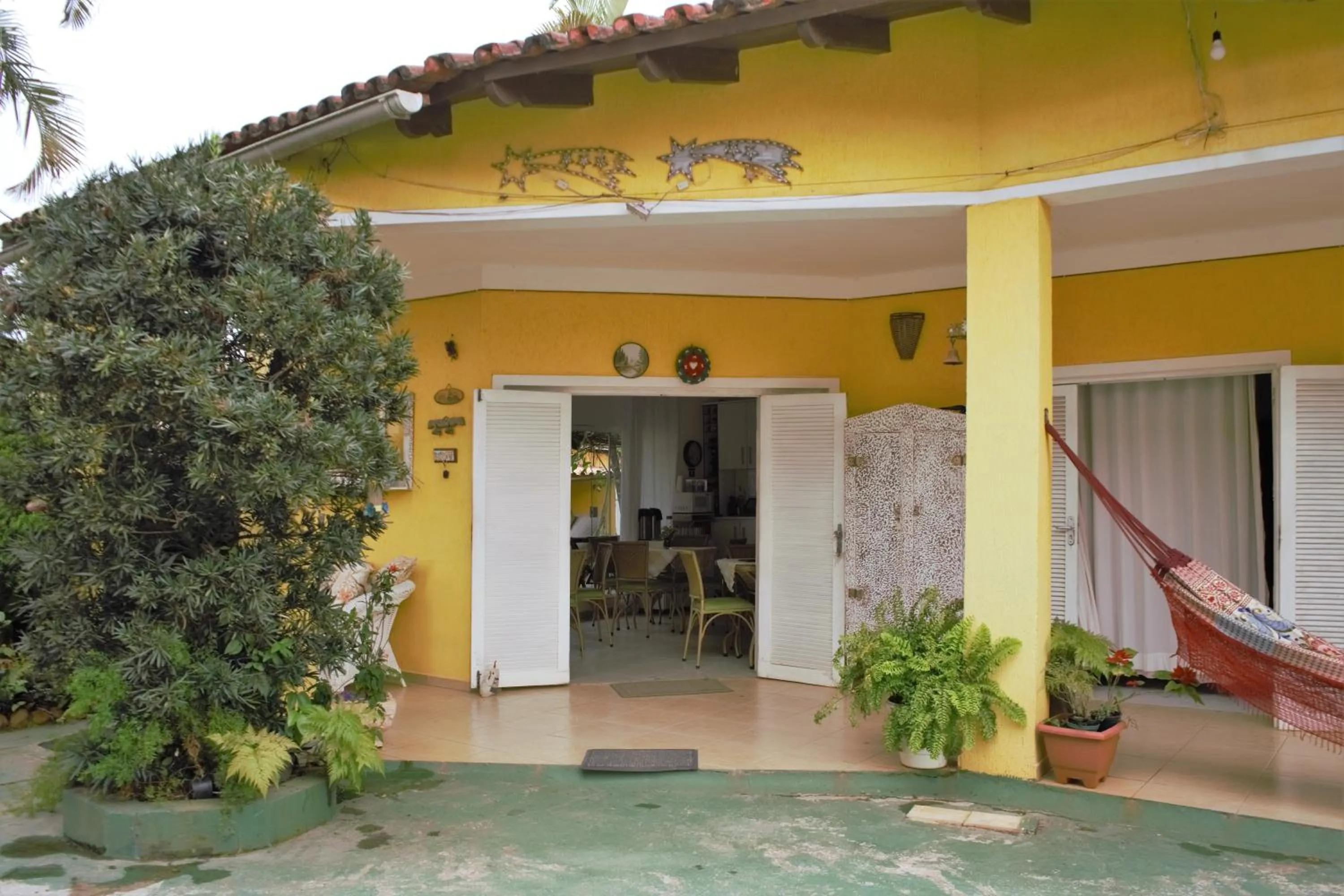 Patio in Pousada Sorocotuba - Piscina Aquecida