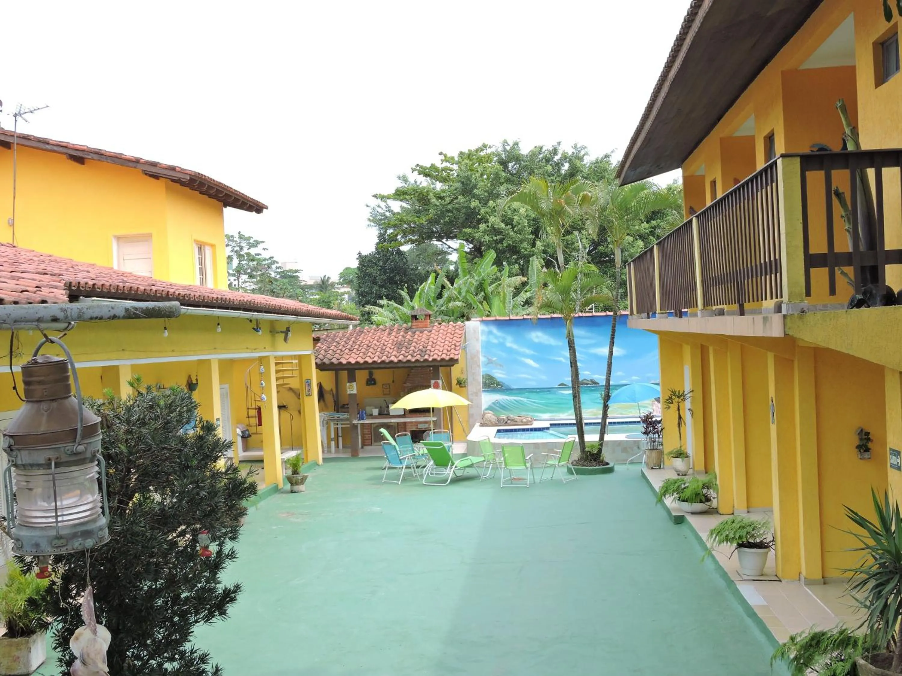 Pool view in Pousada Sorocotuba - Piscina Aquecida