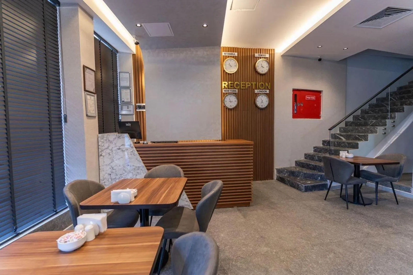 Lobby or reception in Utkubey Hotel