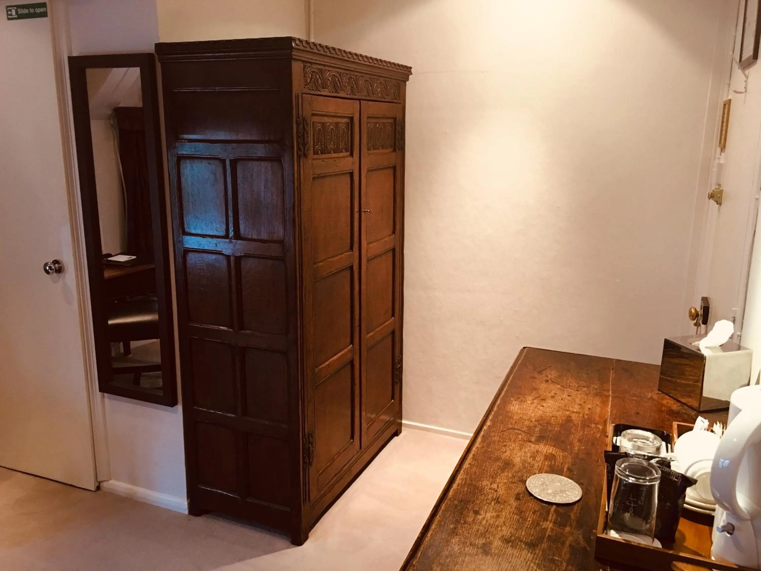 Decorative detail in The Oxenham Arms Hotel Devon