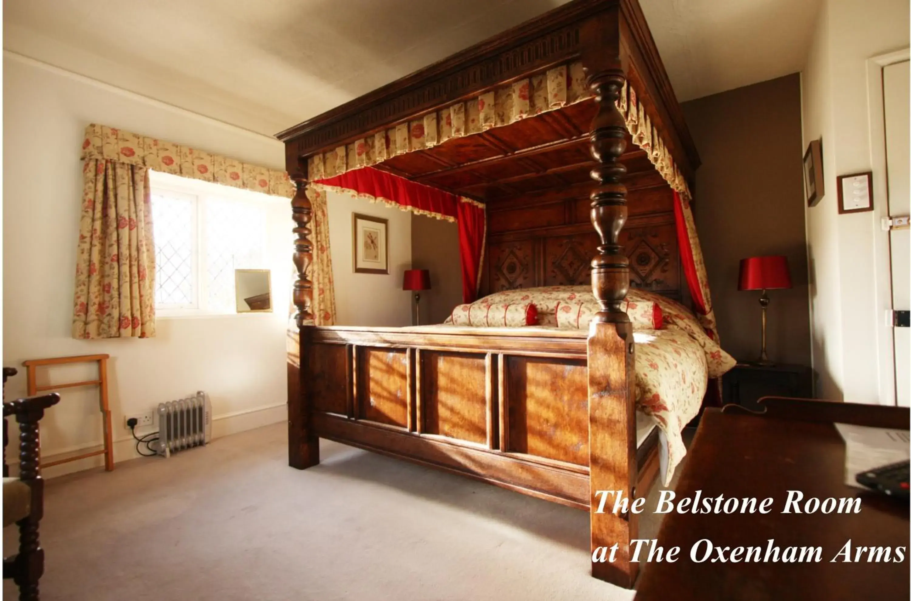 Superior Double Room with Four Poster Bed & Countryside View in The Oxenham Arms Hotel Devon Superior Double Room with Four Poster Bed & Countryside View in The Oxenham Arms Hotel Devon