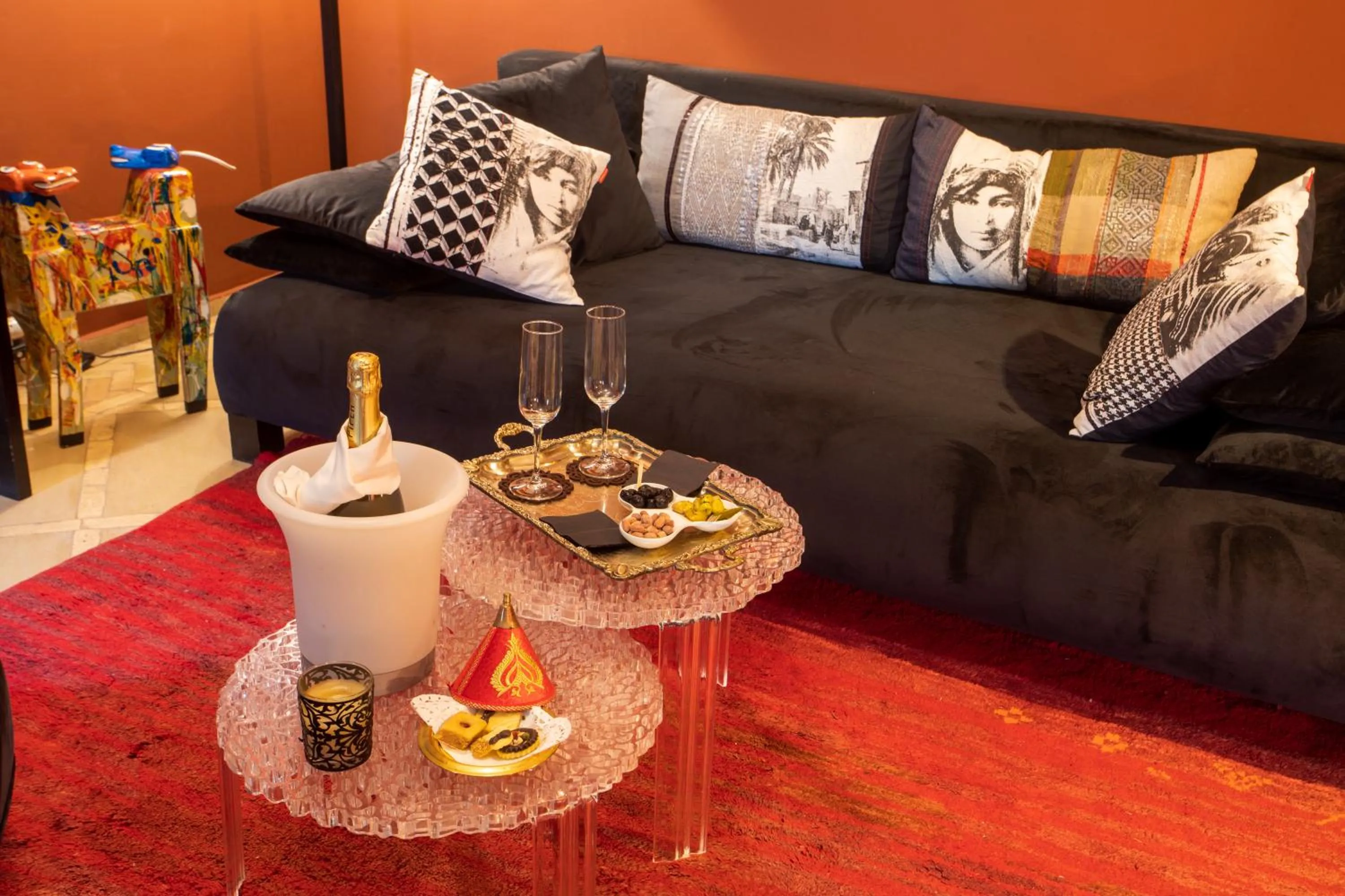 Living room in Riad Hizad