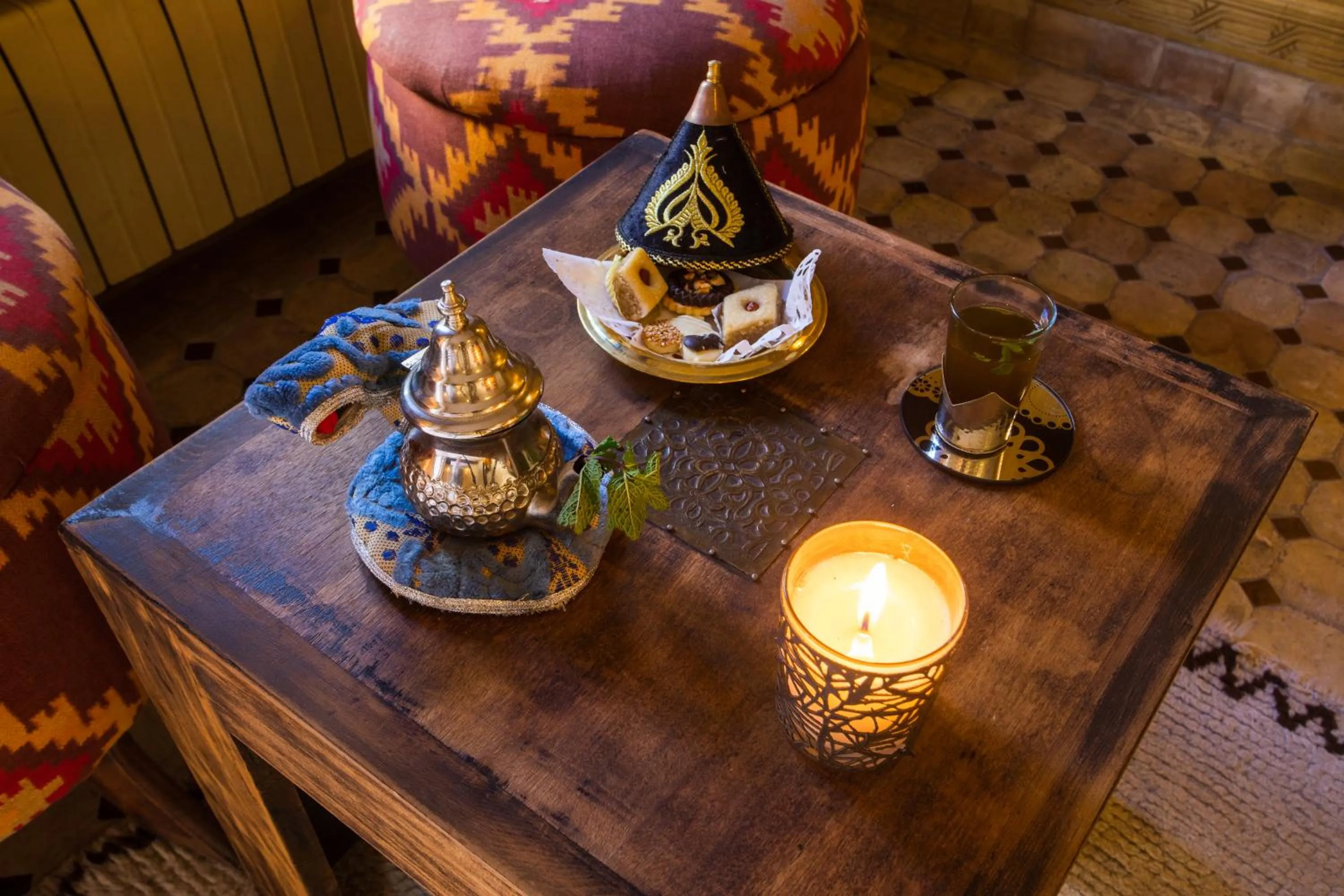 Decorative detail in Riad Hizad