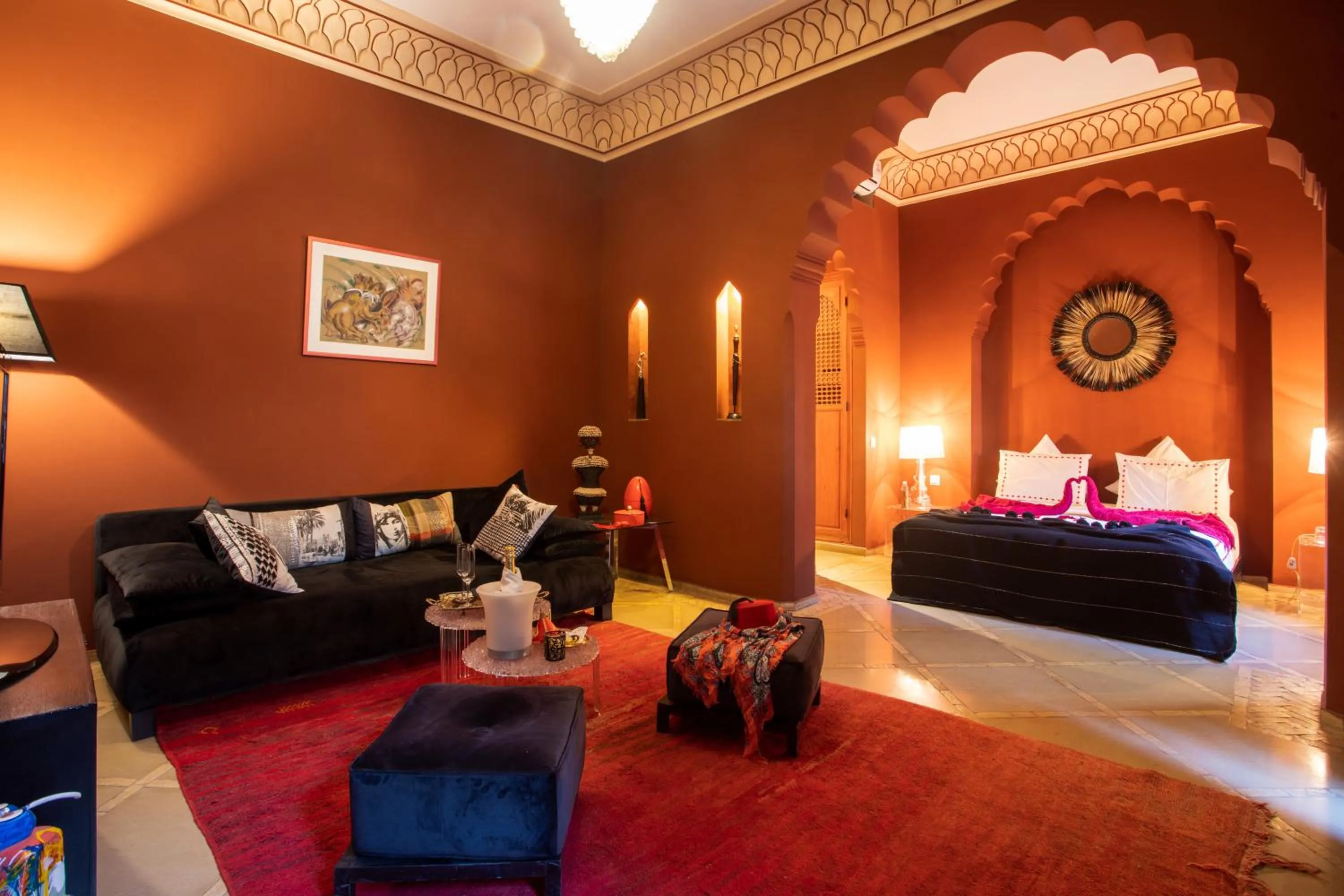 Bedroom, Bed in Riad Hizad