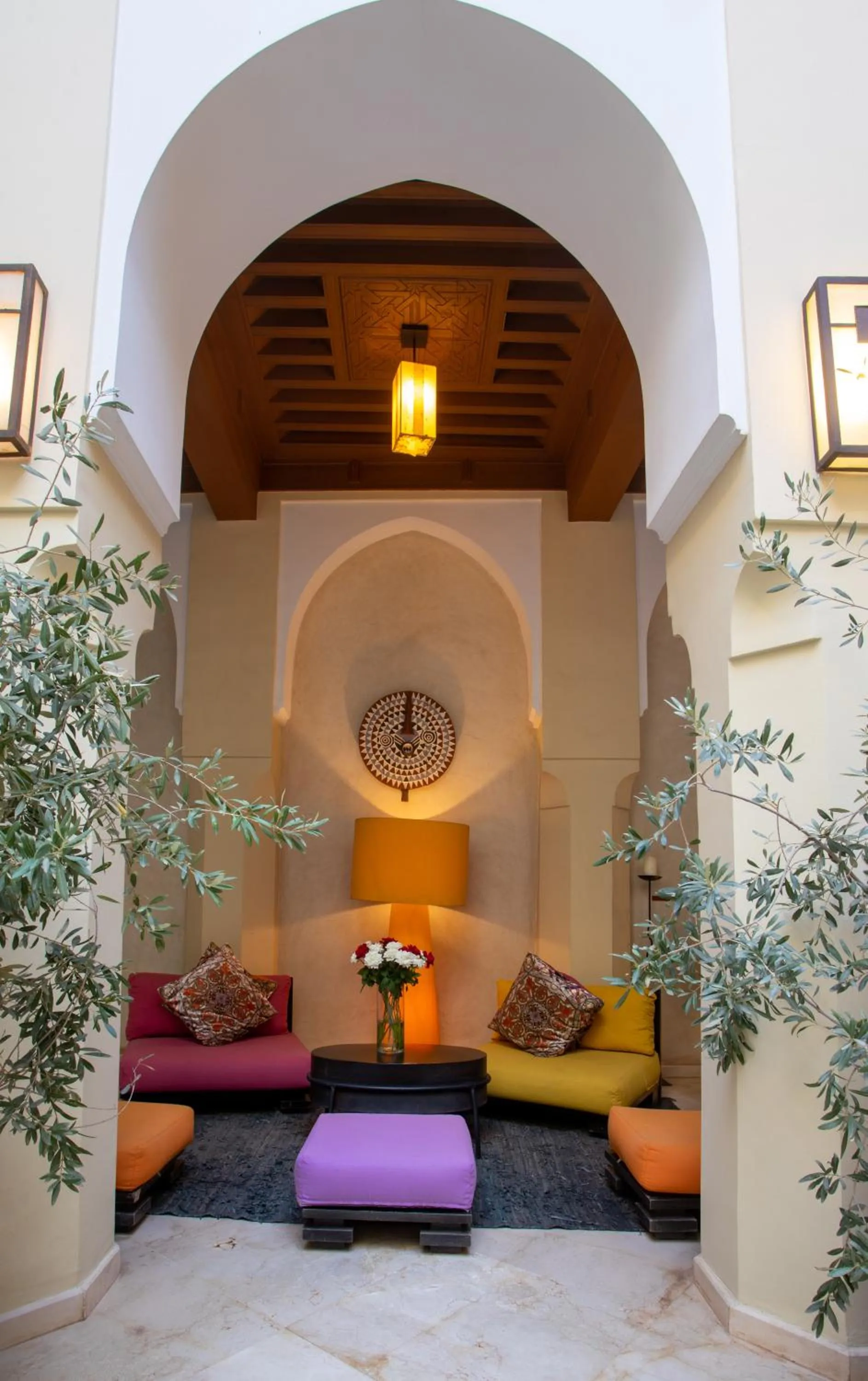 Seating area in Riad Hizad