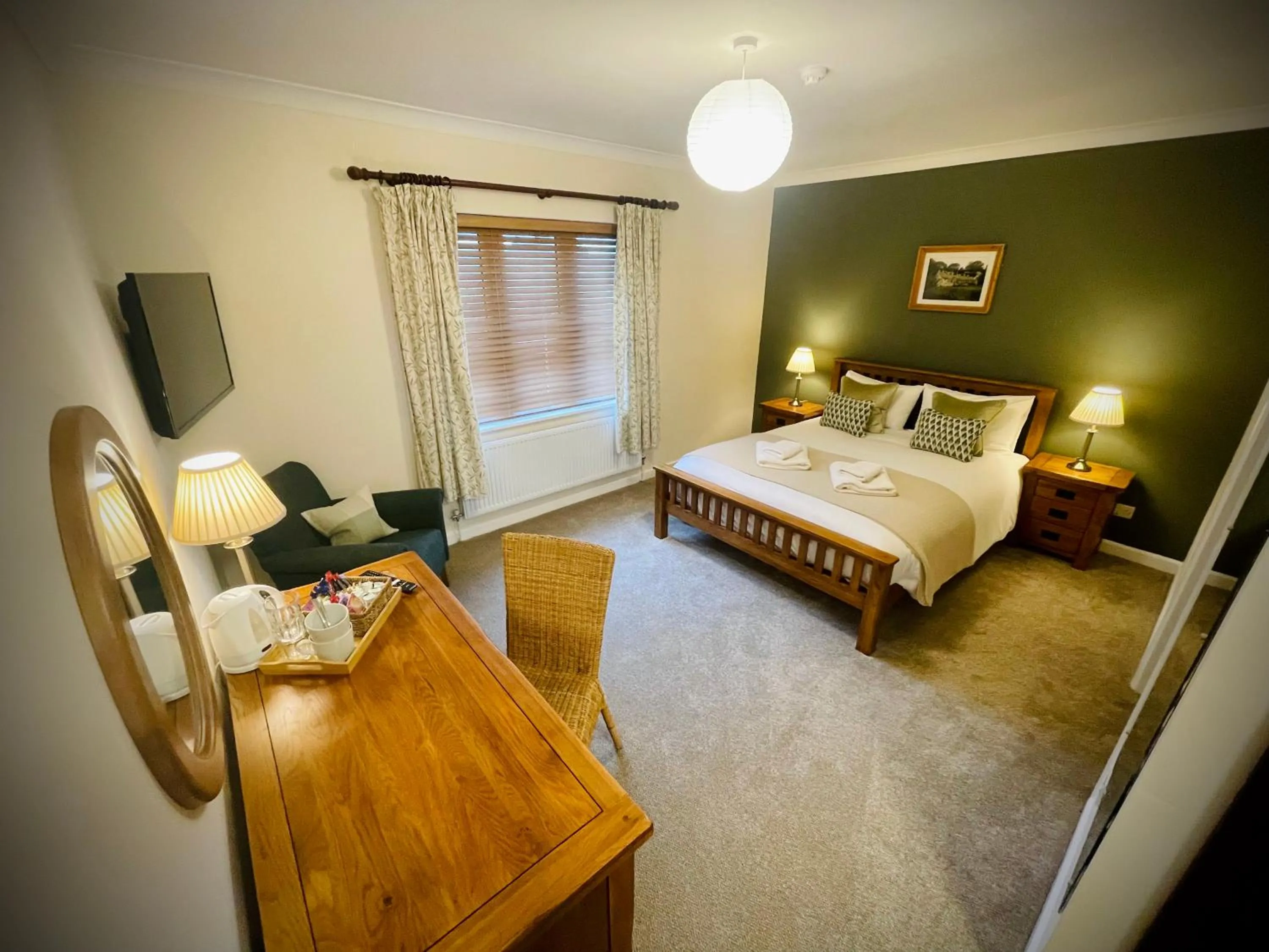 Bed in The Crown Inn