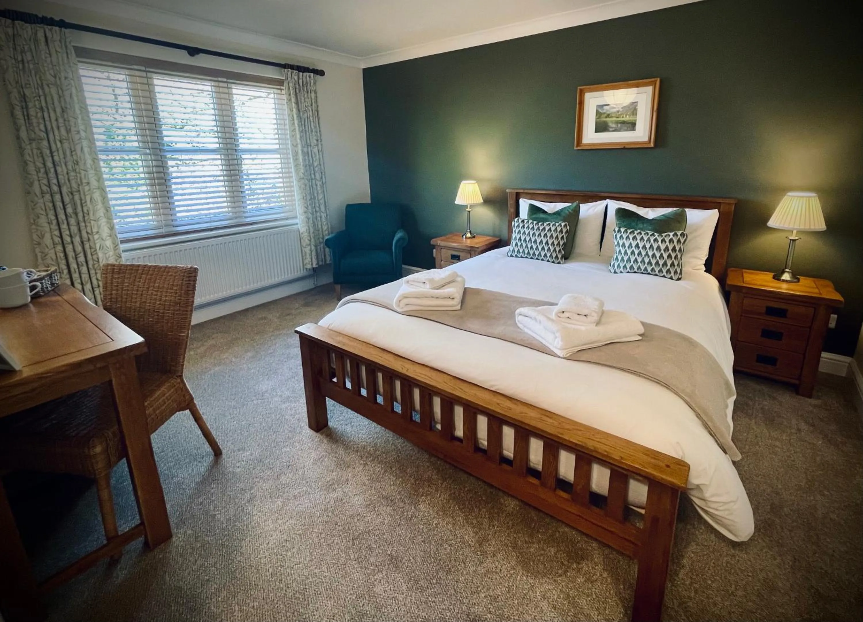 Bed in The Crown Inn