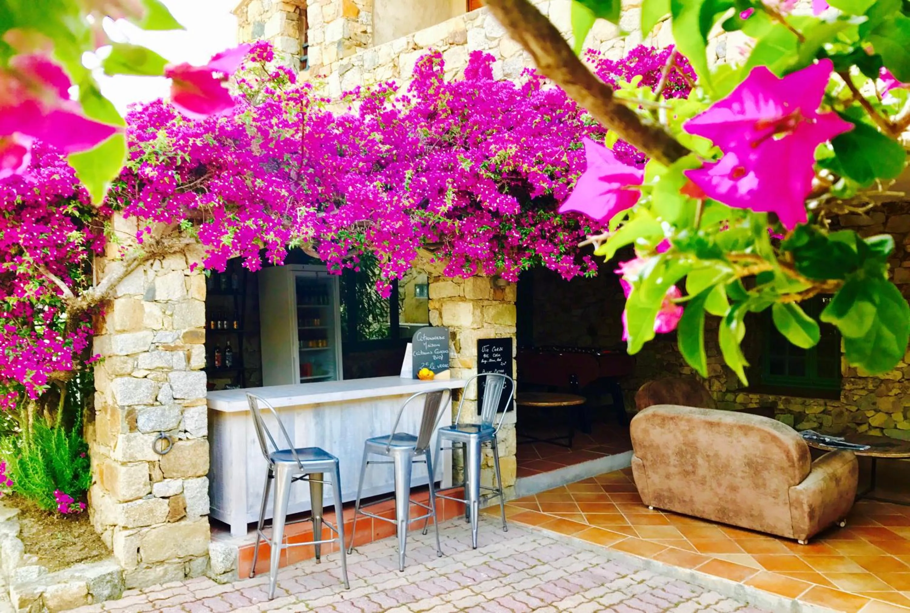 Patio in Hôtel Casa Rossa & Spa