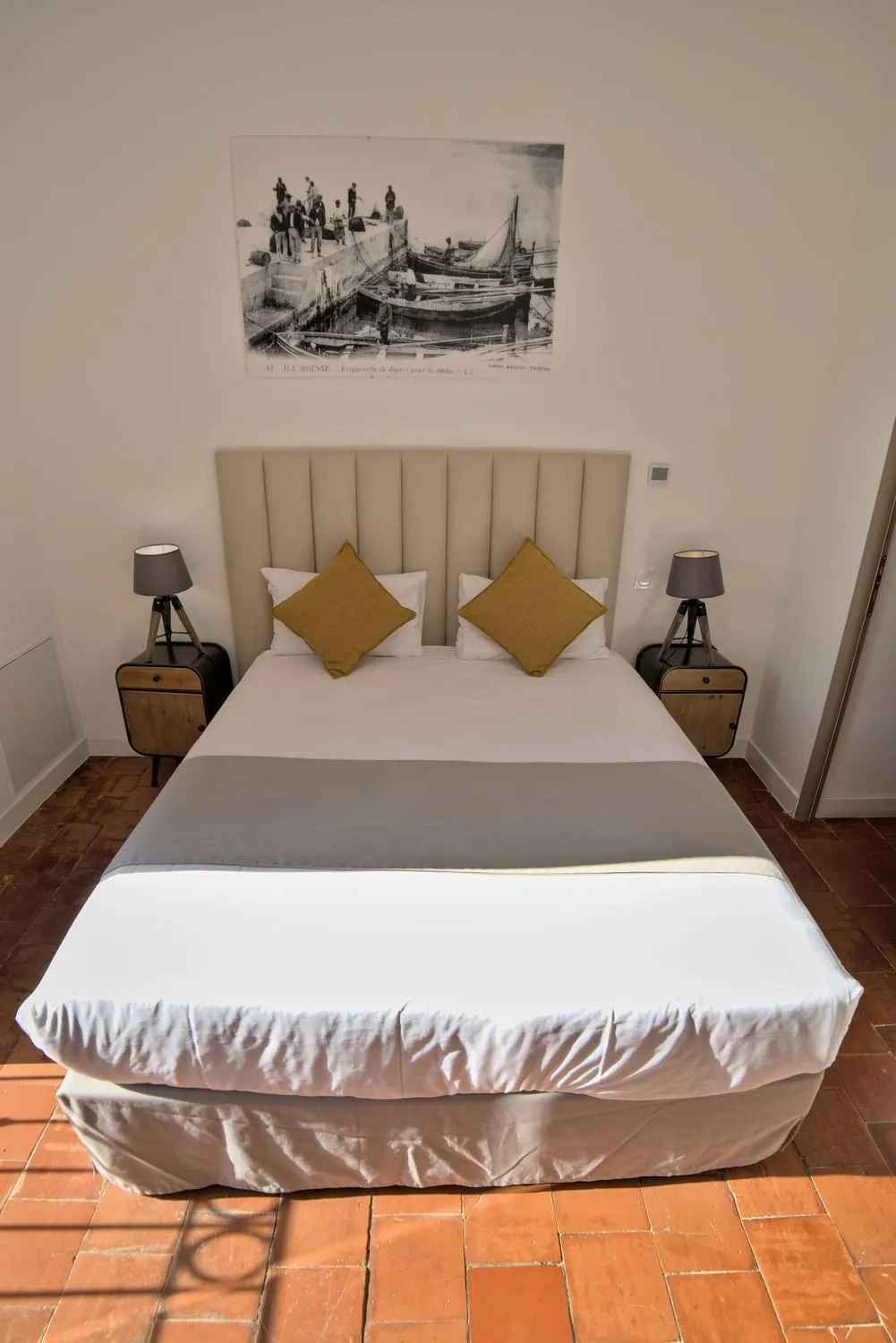 Bed in Hôtel Casa Rossa & Spa