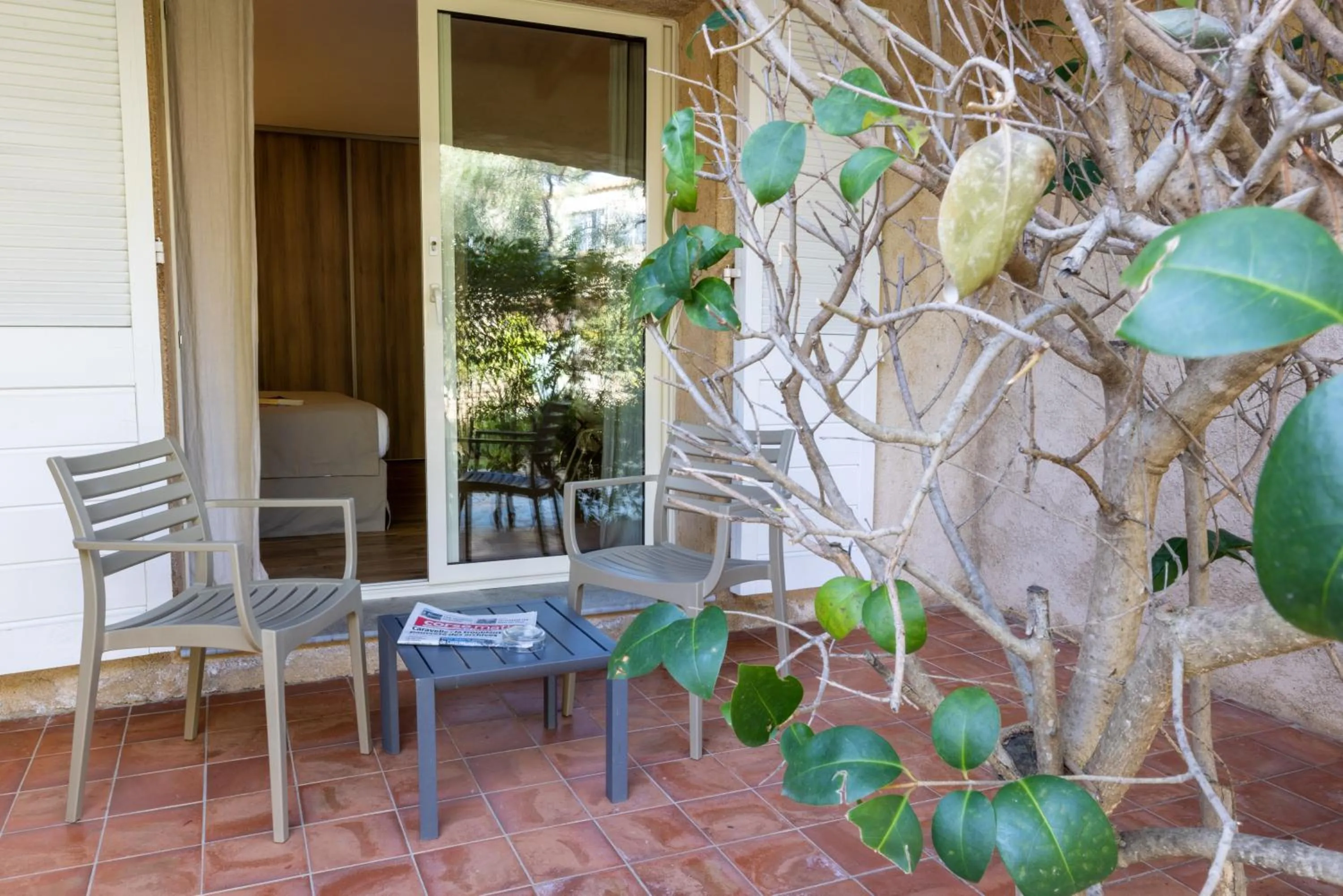 Patio in Hôtel Casa Rossa & Spa