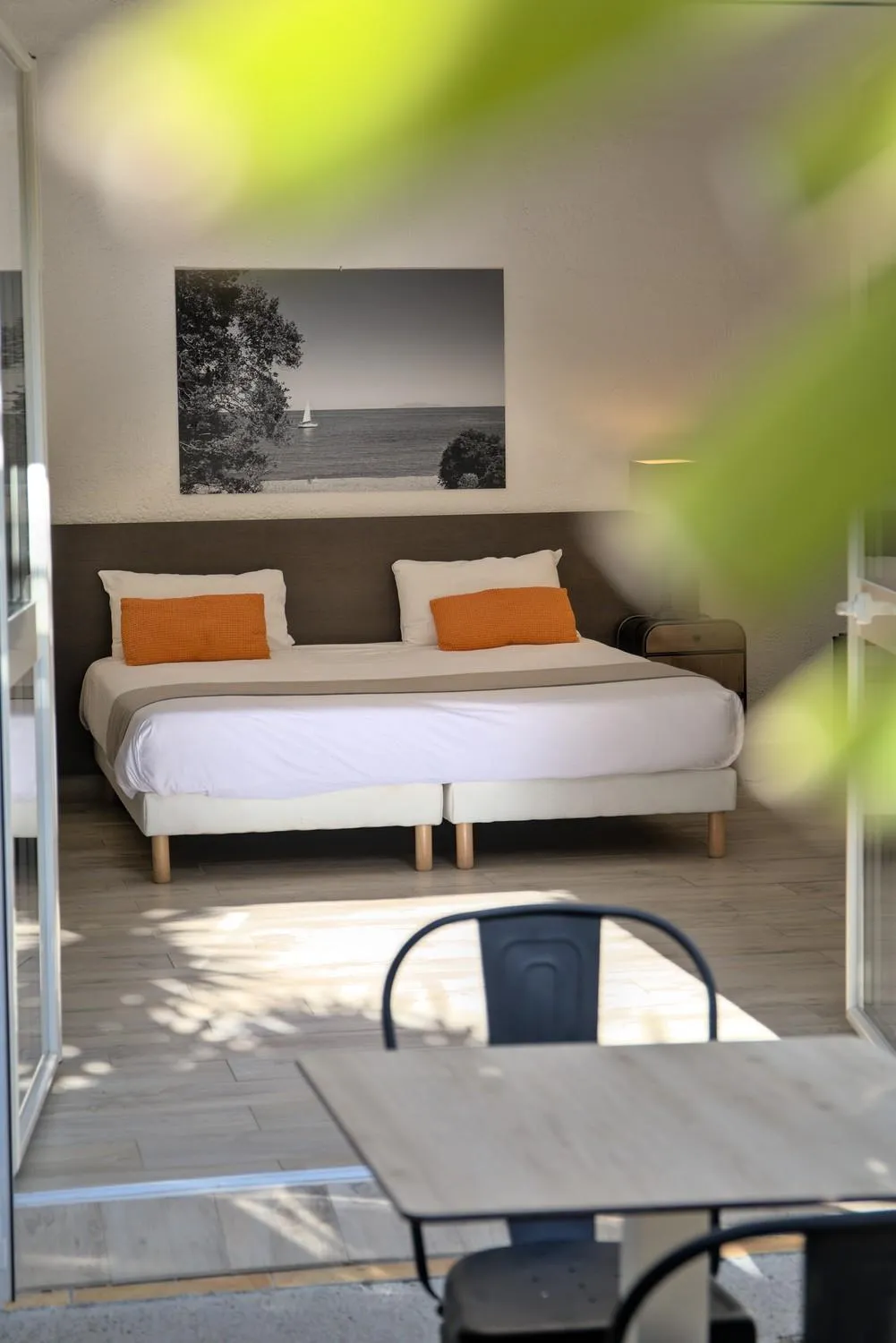 Bed in Hôtel Casa Rossa & Spa