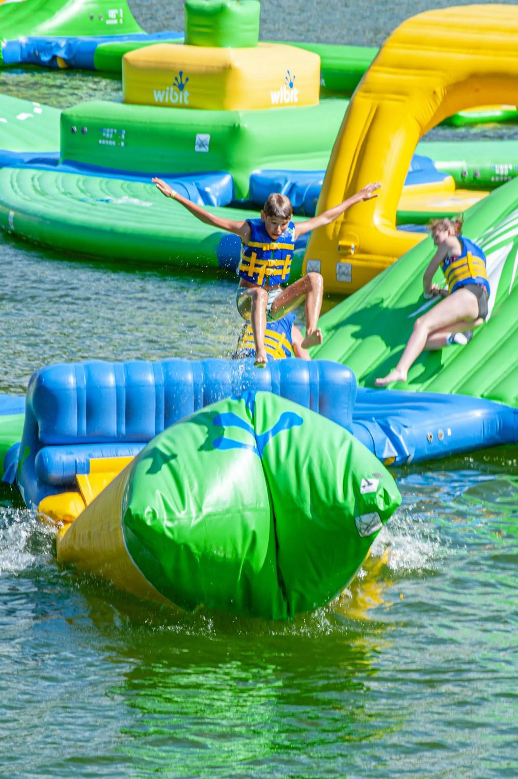 Aqua park in Camping Base de Loisirs du Lac de la Moselotte