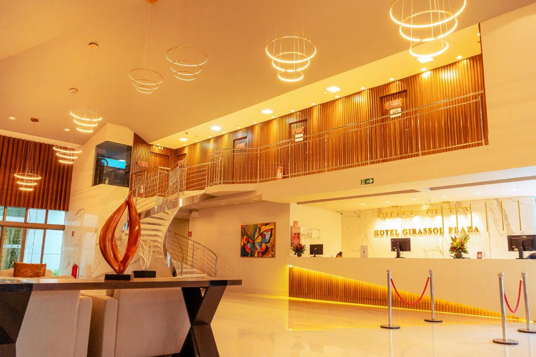 Lobby or reception in Hotel Girassol Plaza