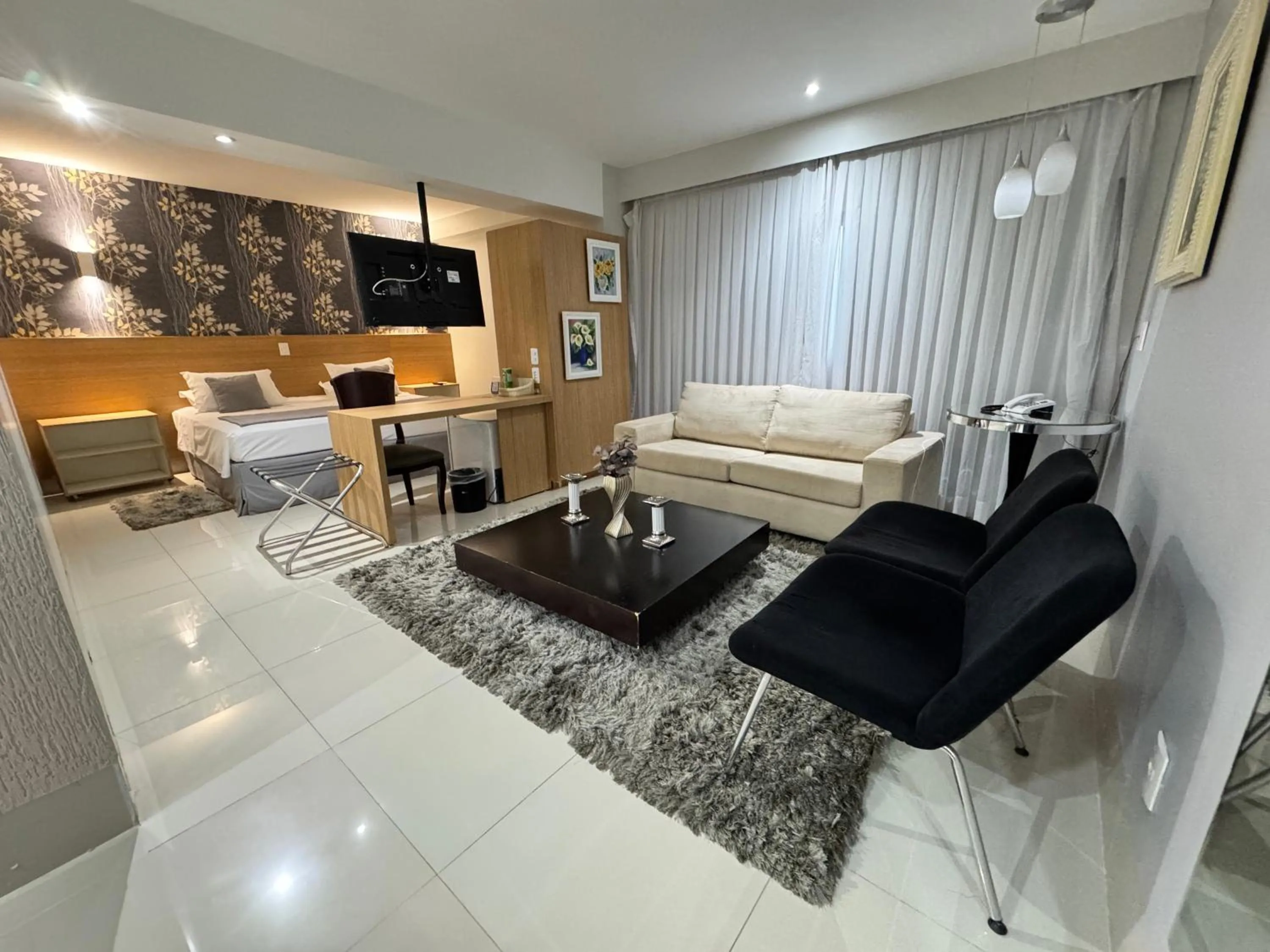 Bed in Hotel Girassol Plaza