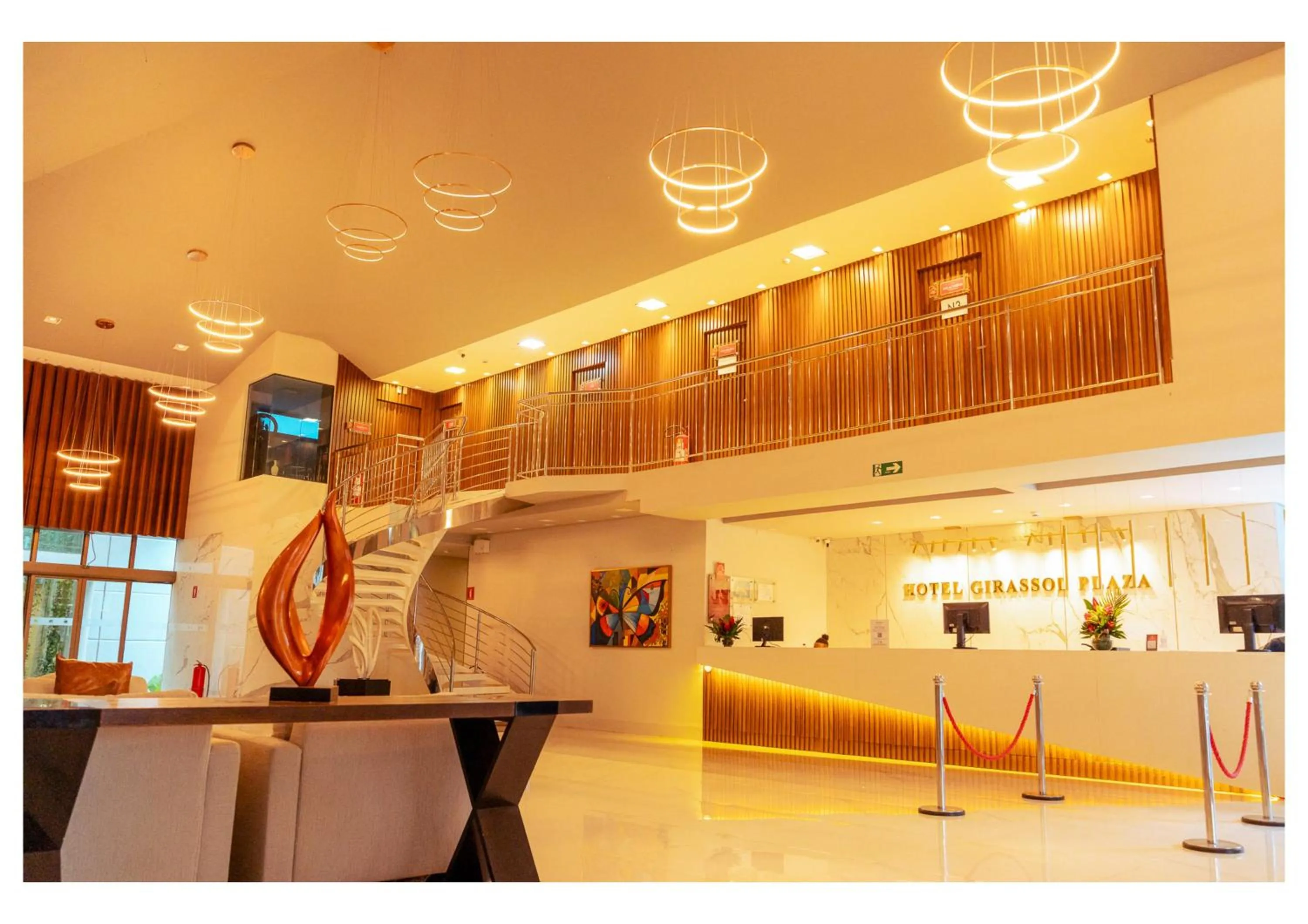 Lobby or reception in Hotel Girassol Plaza