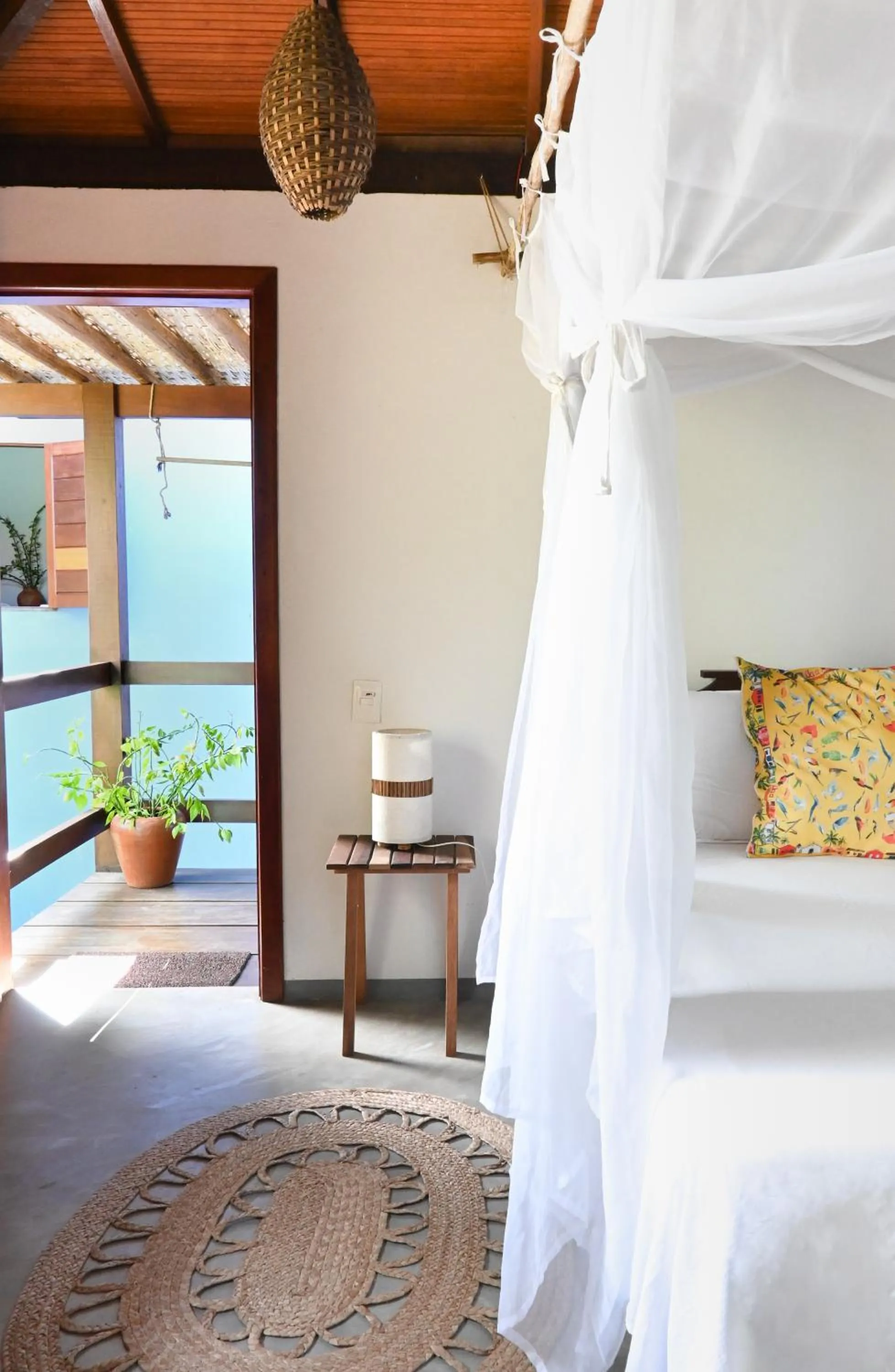 Bed in Pousada Habitat Caraíva