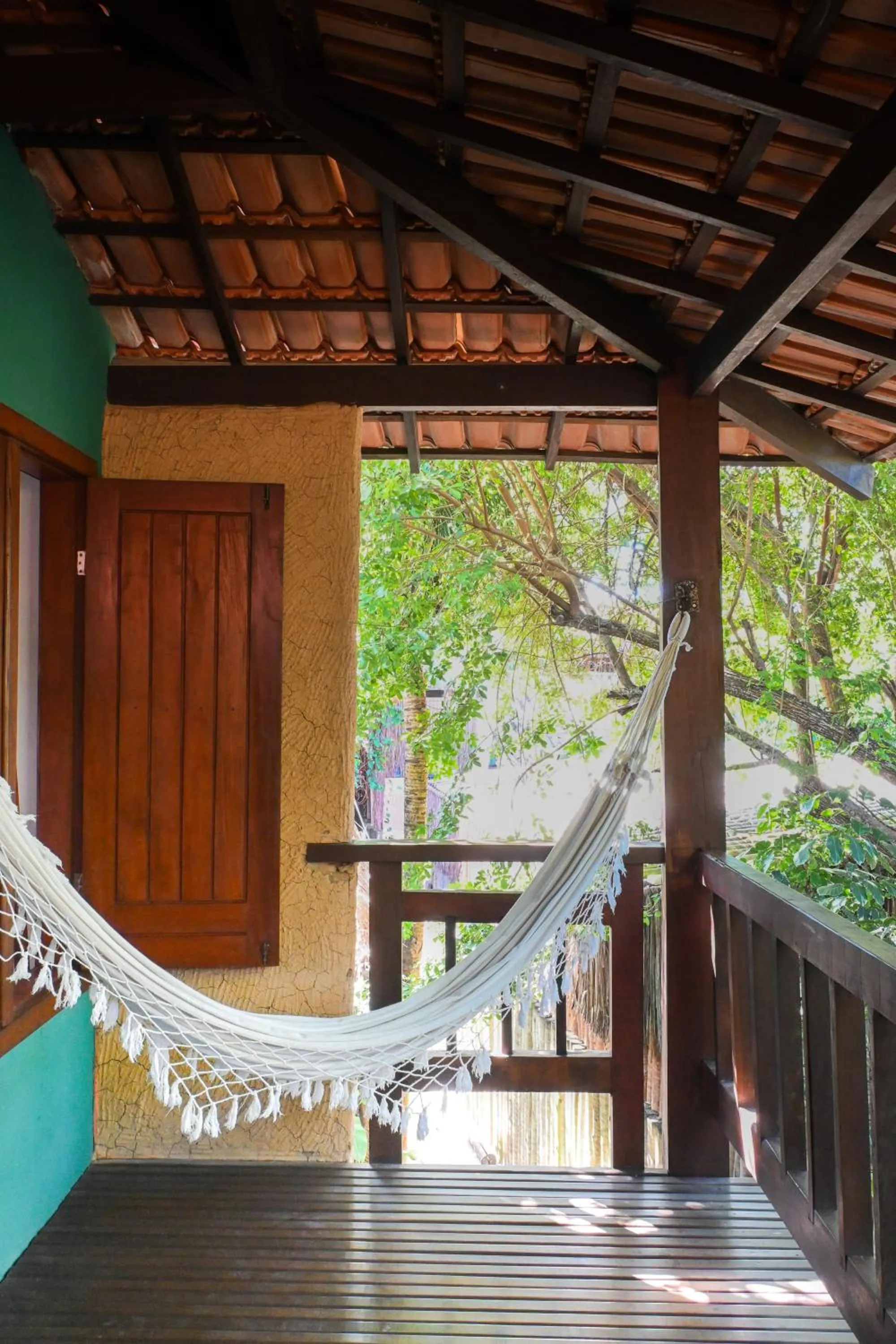 Balcony/Terrace in Pousada Habitat Caraíva