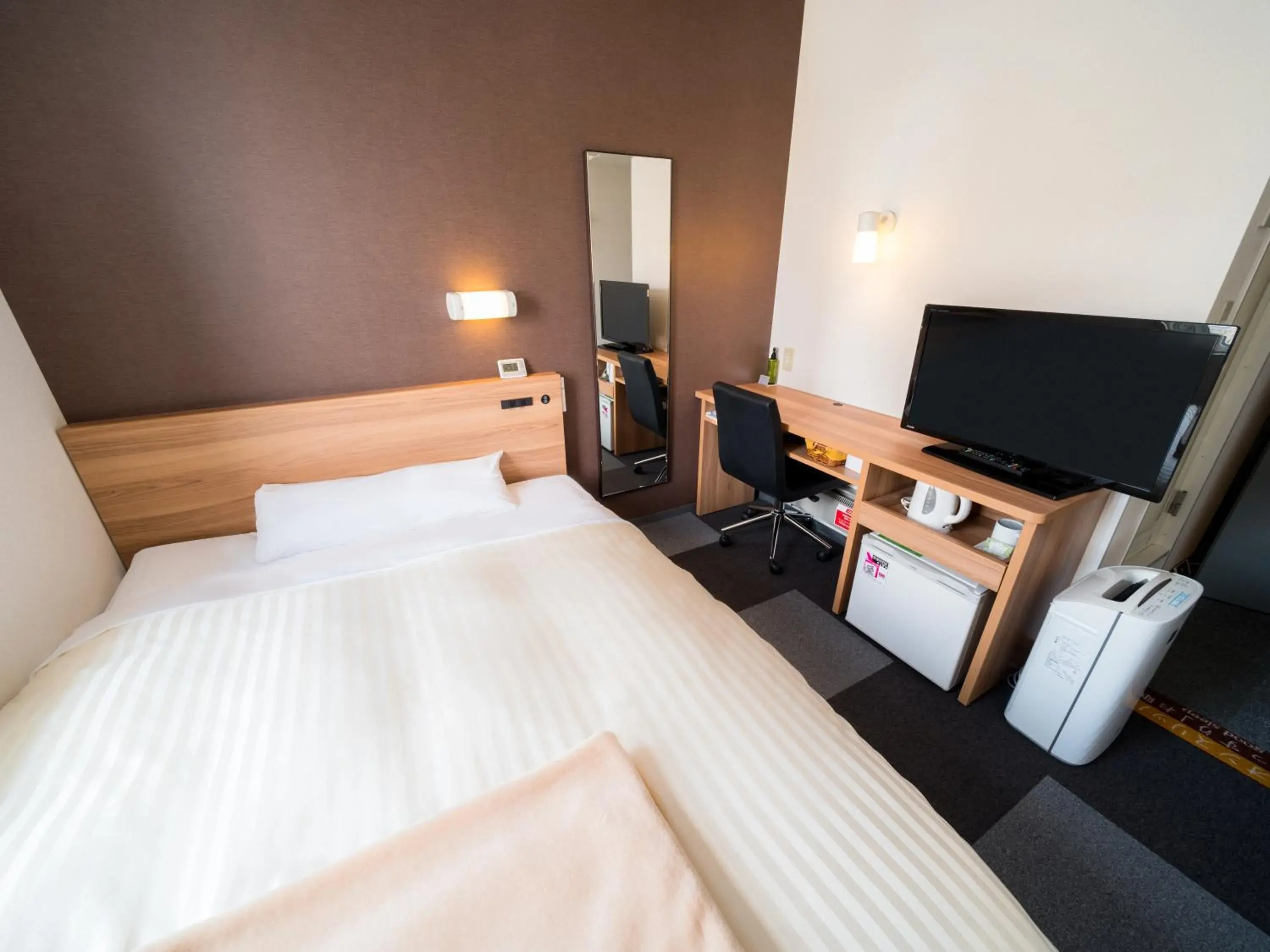 Bed in Super Hotel Morioka Bed in Super Hotel Morioka