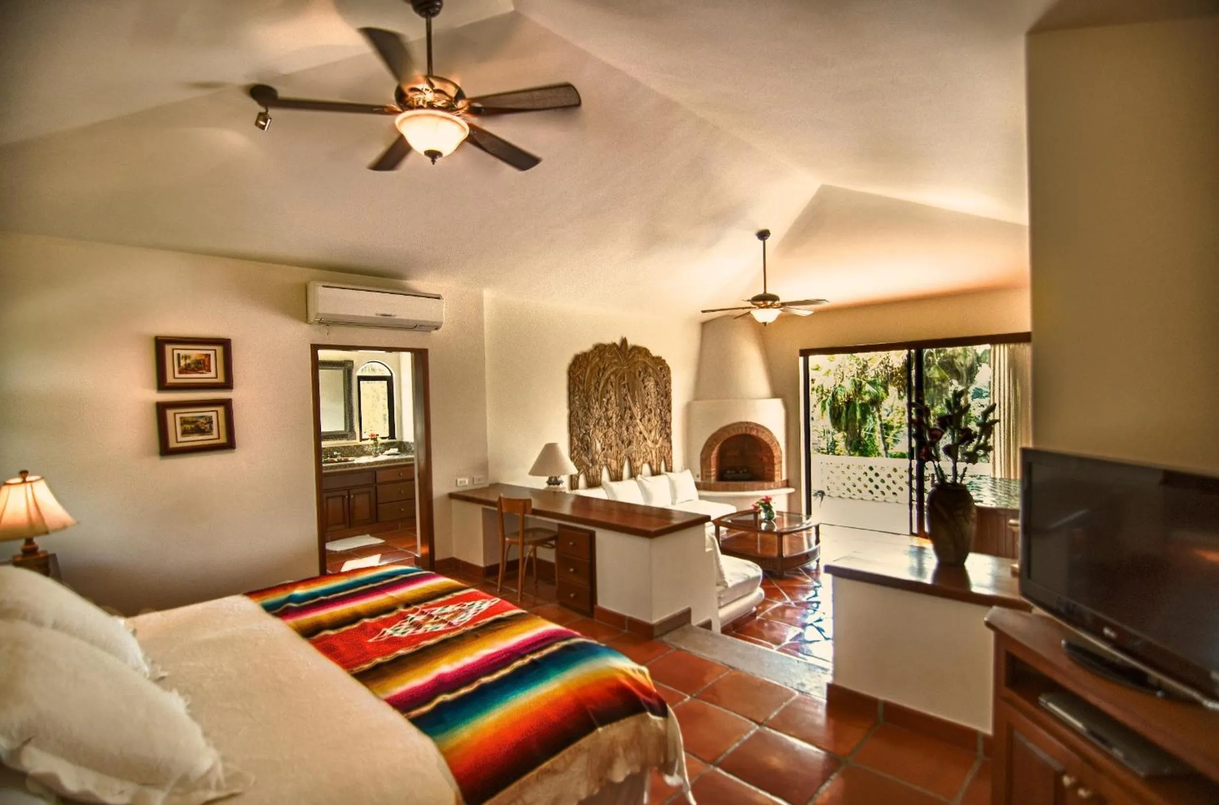 Bed in Hacienda Todos Los Santos