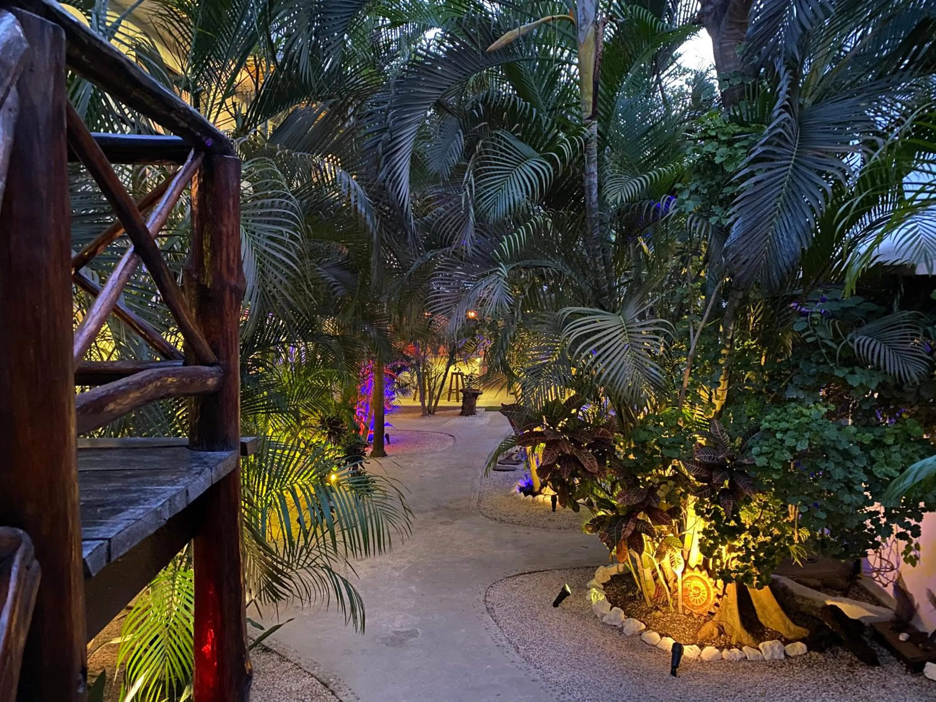 Garden in Pacha Tulum Boutique Hotel