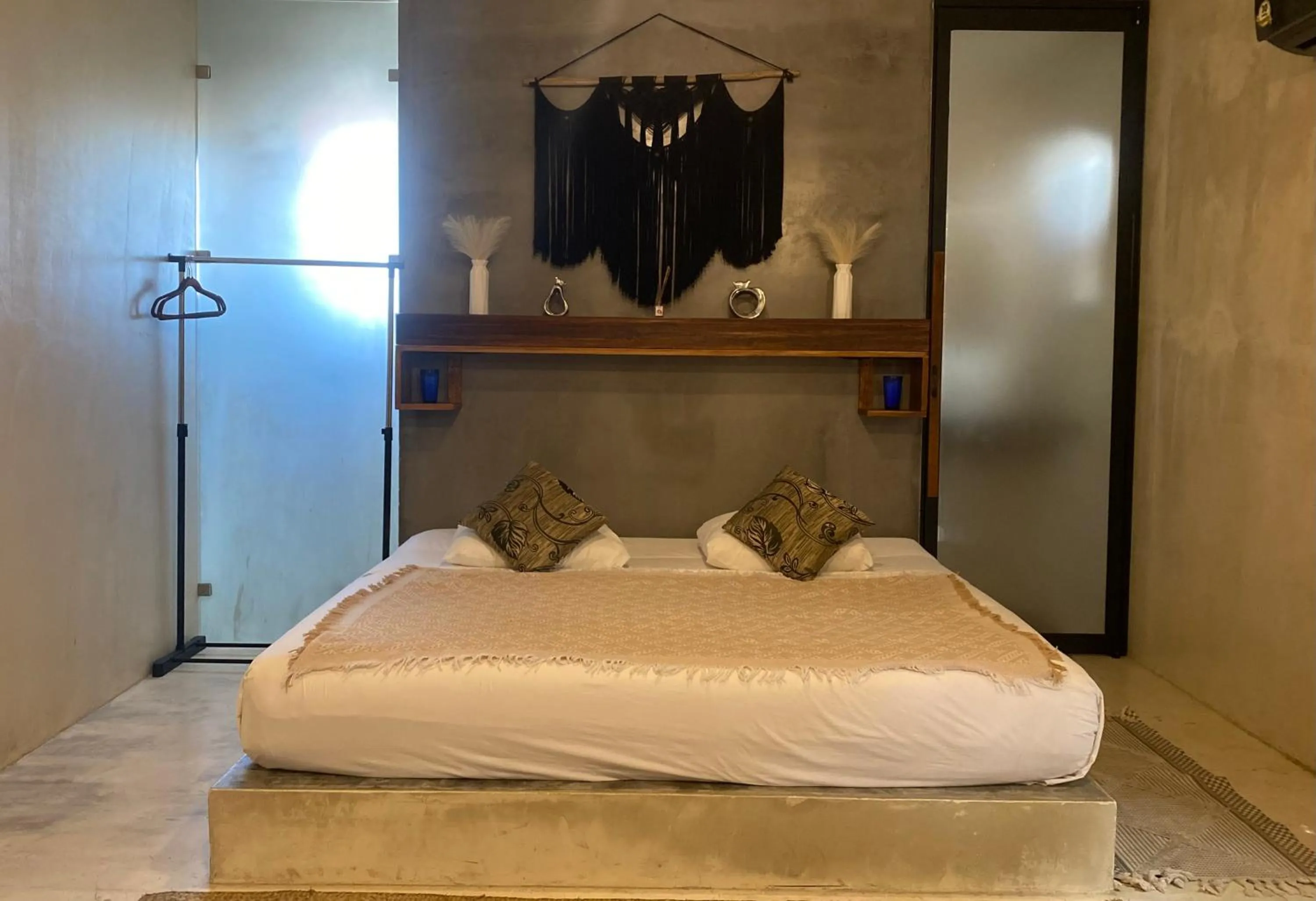 Bed in Pacha Tulum Boutique Hotel