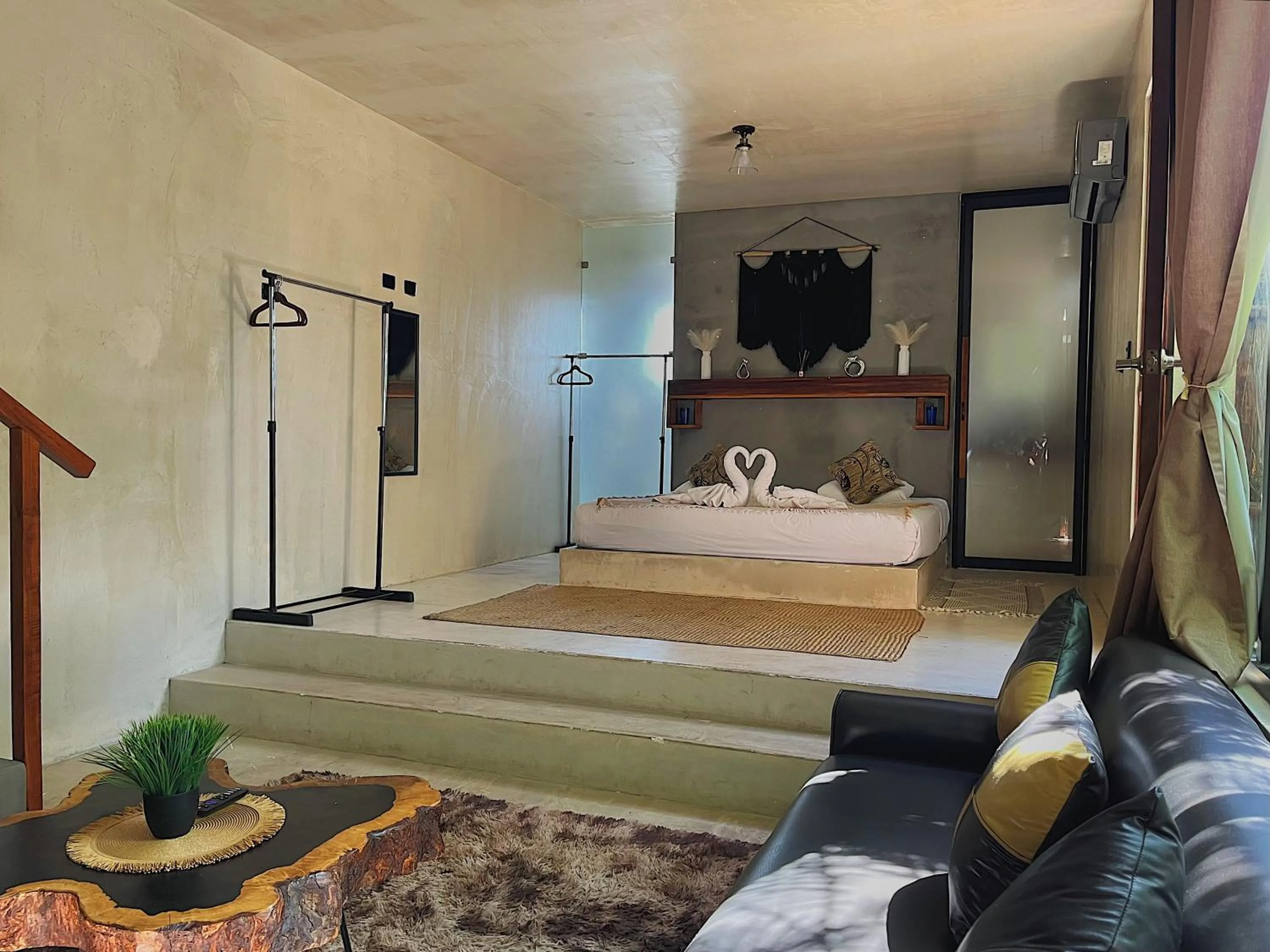 Bed in Pacha Tulum Boutique Hotel