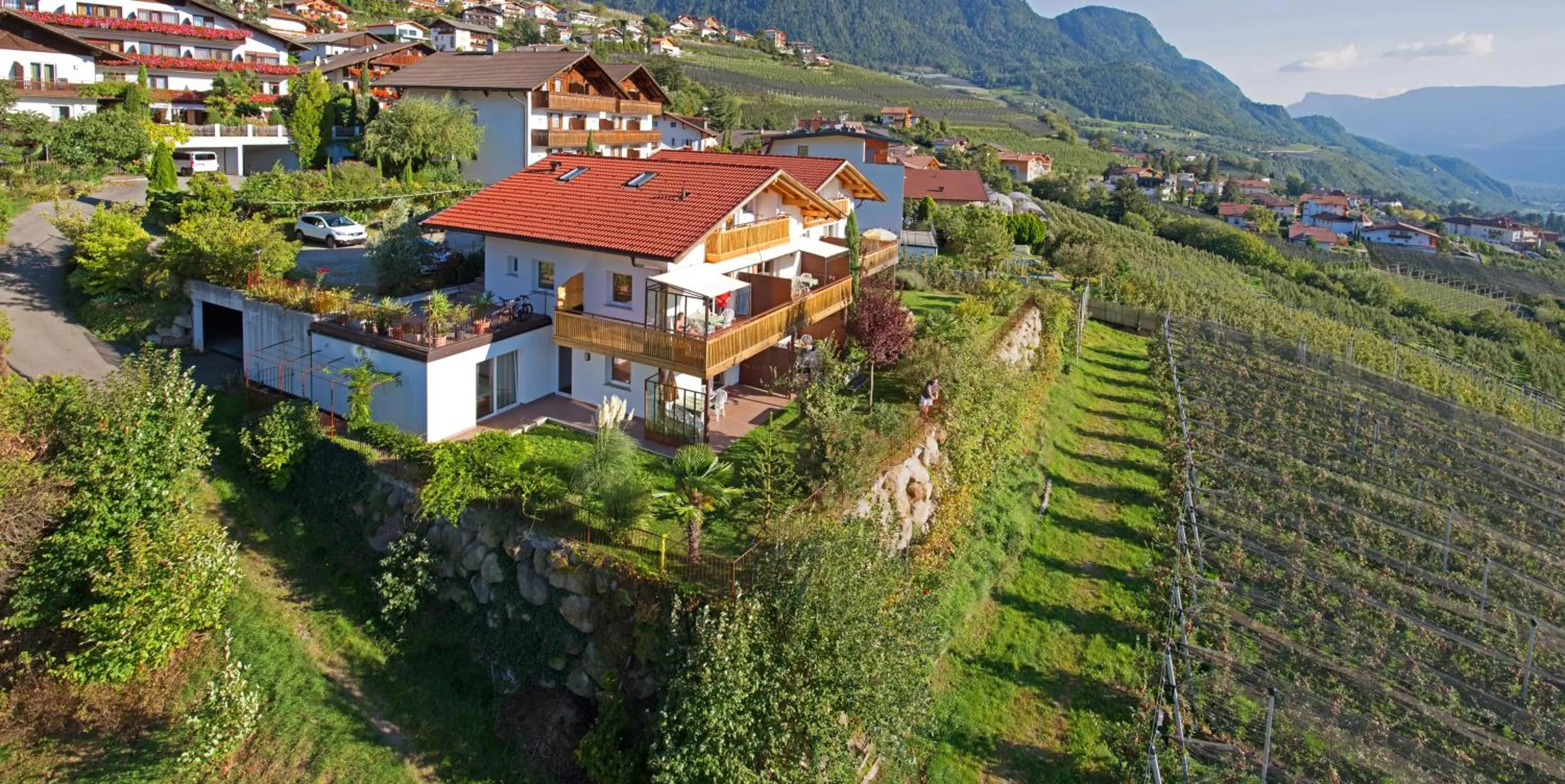 Bird's eye view in Hotel - Appartements Schmied Hans