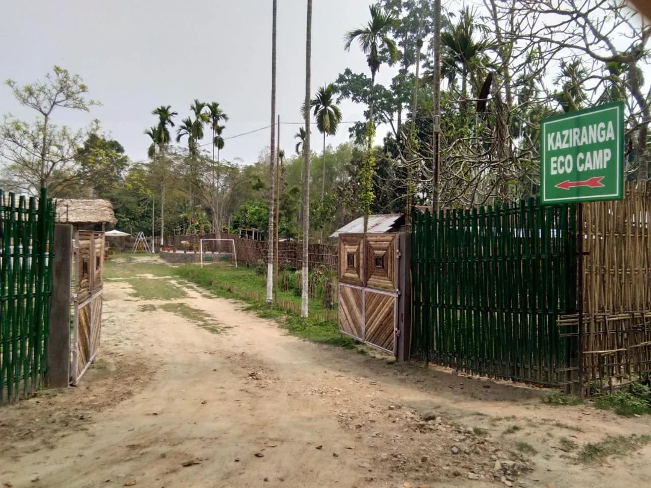 Facade/entrance in Kaziranga Eco Camp