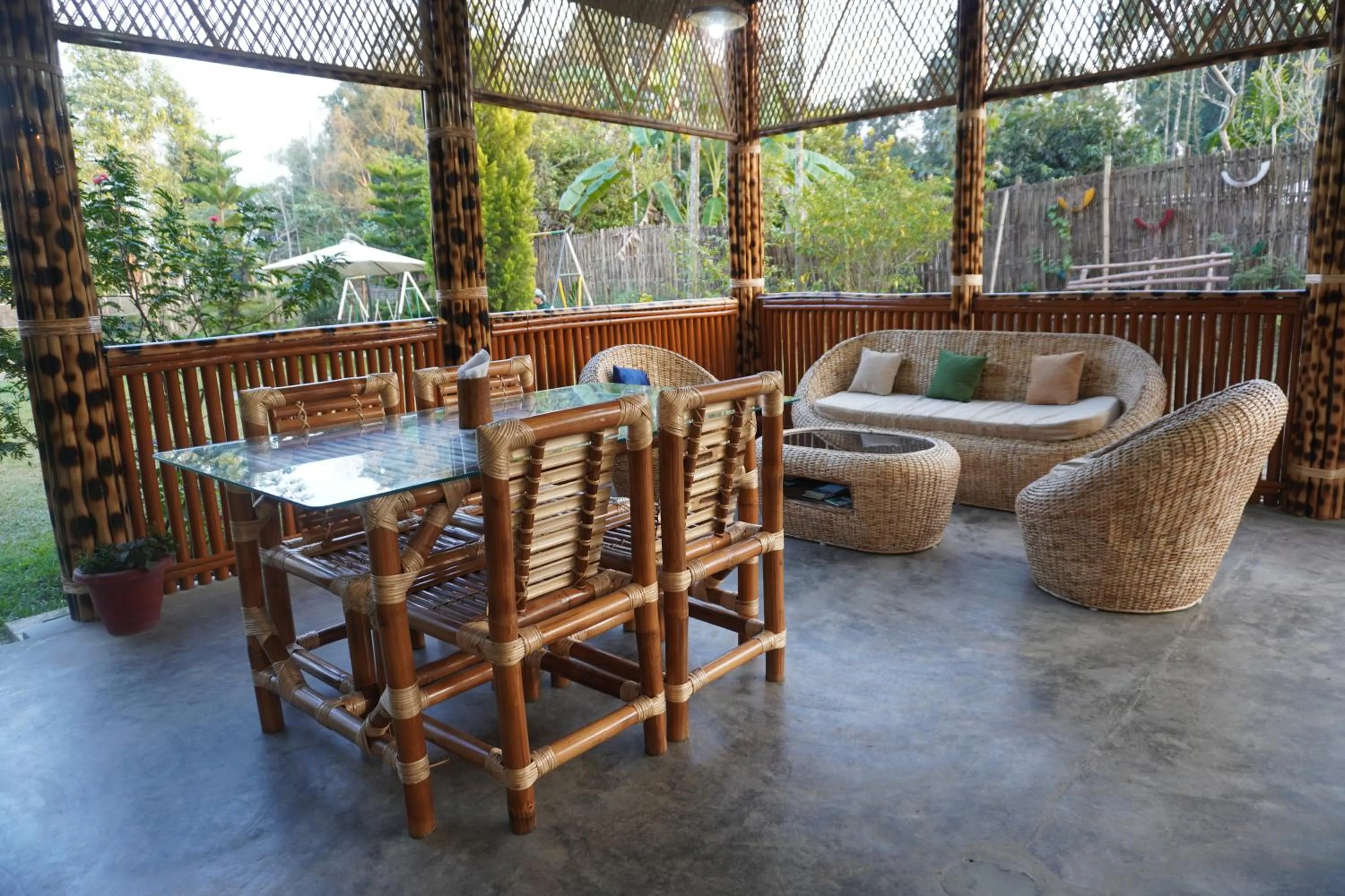 Lobby or reception in Kaziranga Eco Camp