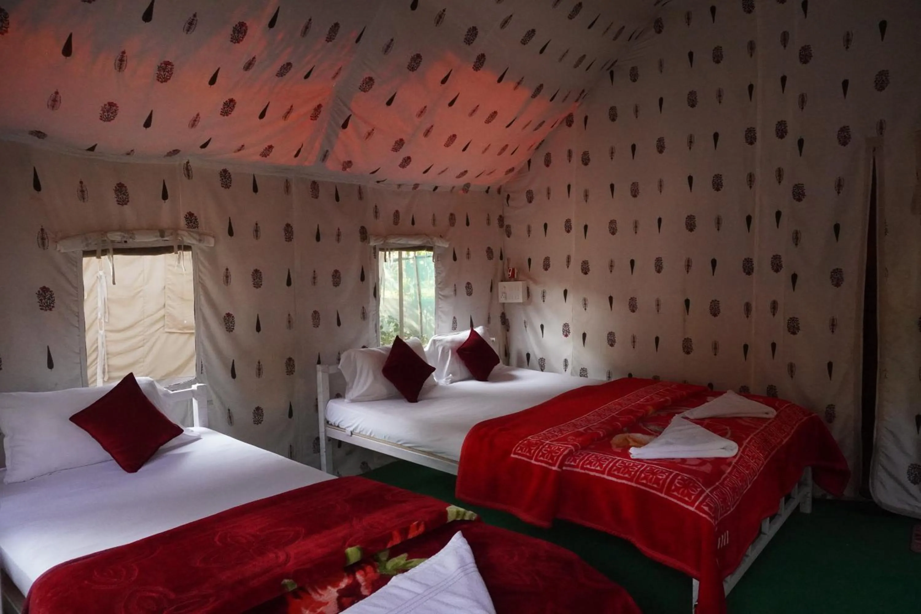 Bedroom, Bed in Kaziranga Eco Camp