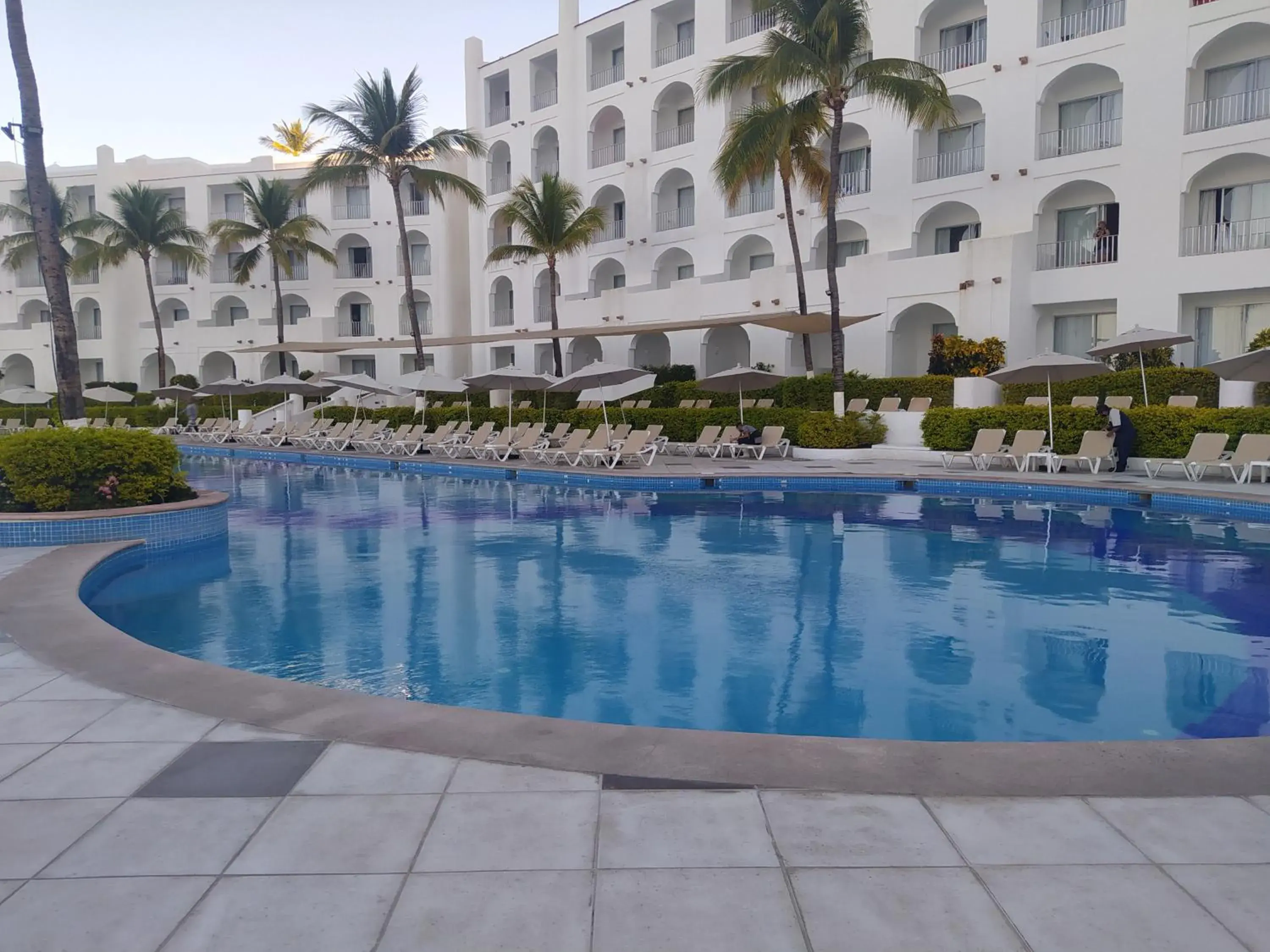 Swimming pool in Sierra Mar All Inclusive at Tesoro Swimming pool in Sierra Mar All Inclusive at Tesoro