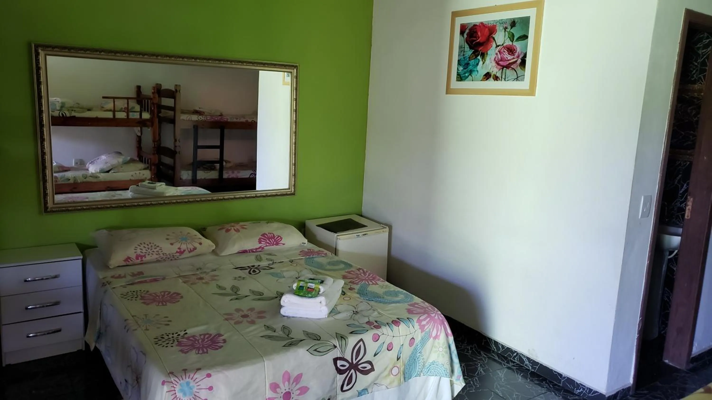 Bed in Pousada Ferradura Beach