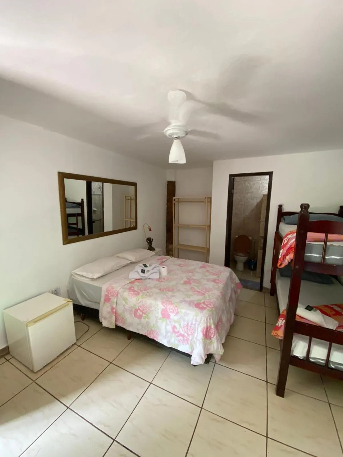 Bed in Pousada Ferradura Beach