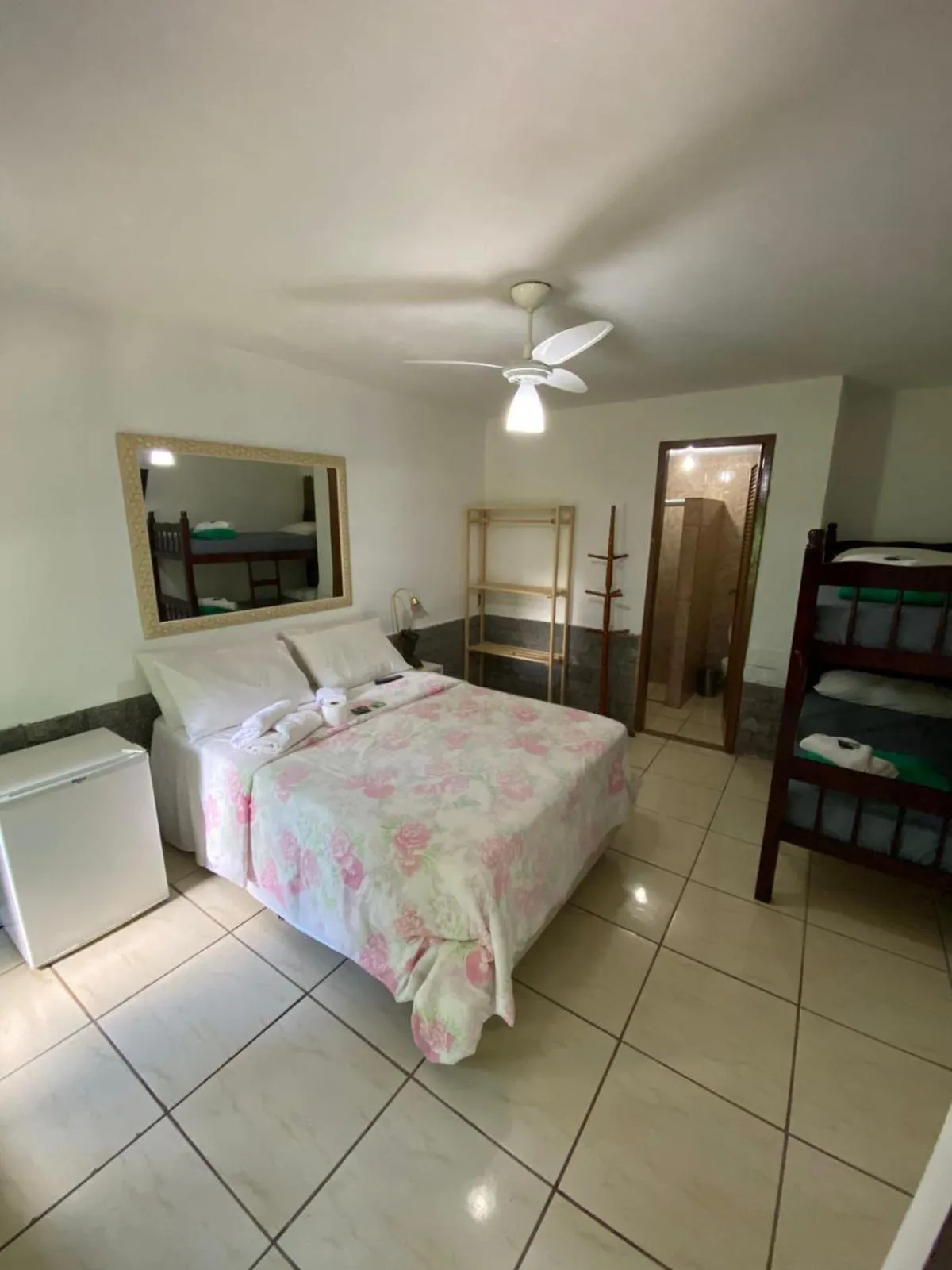 Bed in Pousada Ferradura Beach