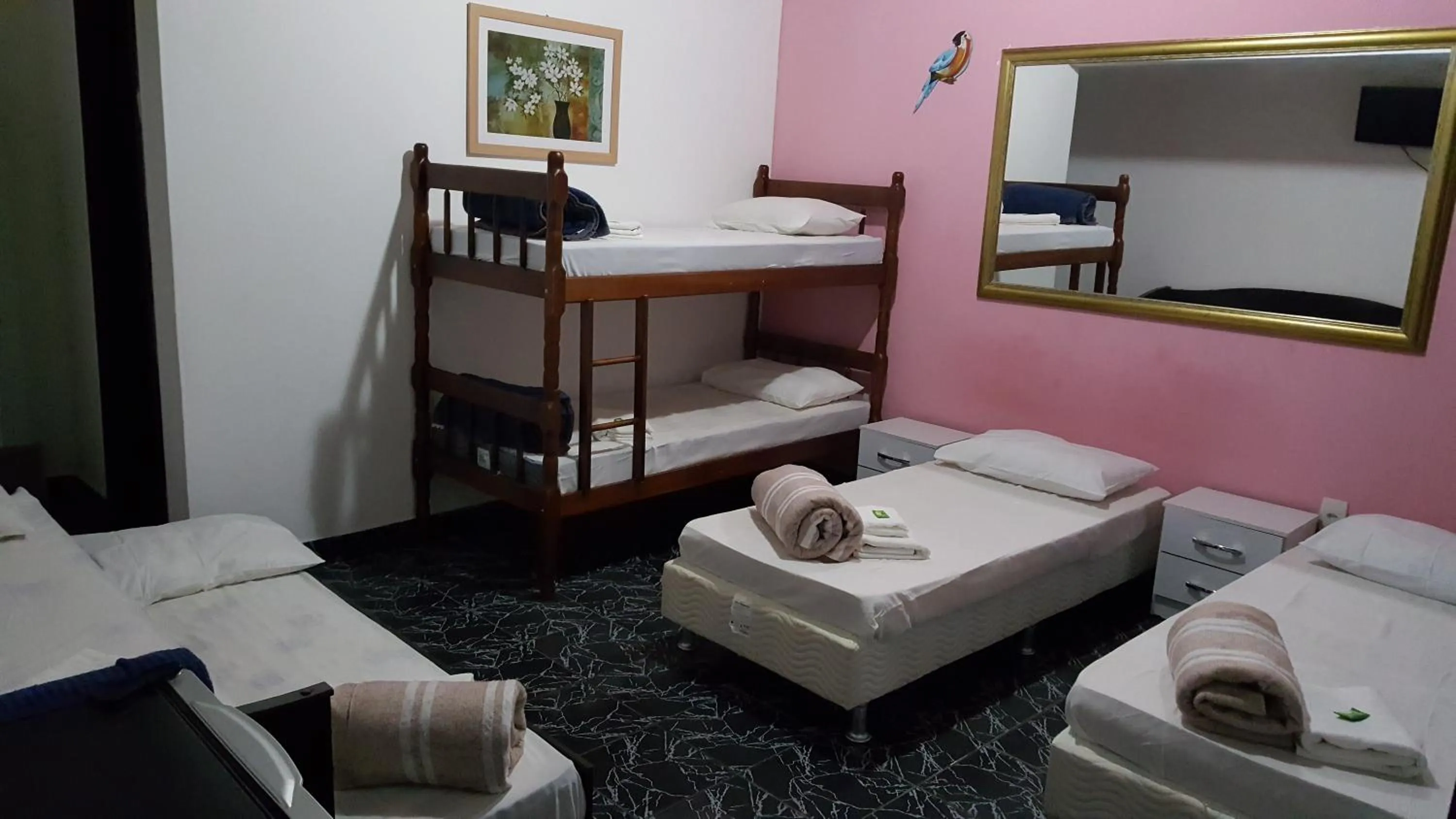 Bed in Pousada Ferradura Beach