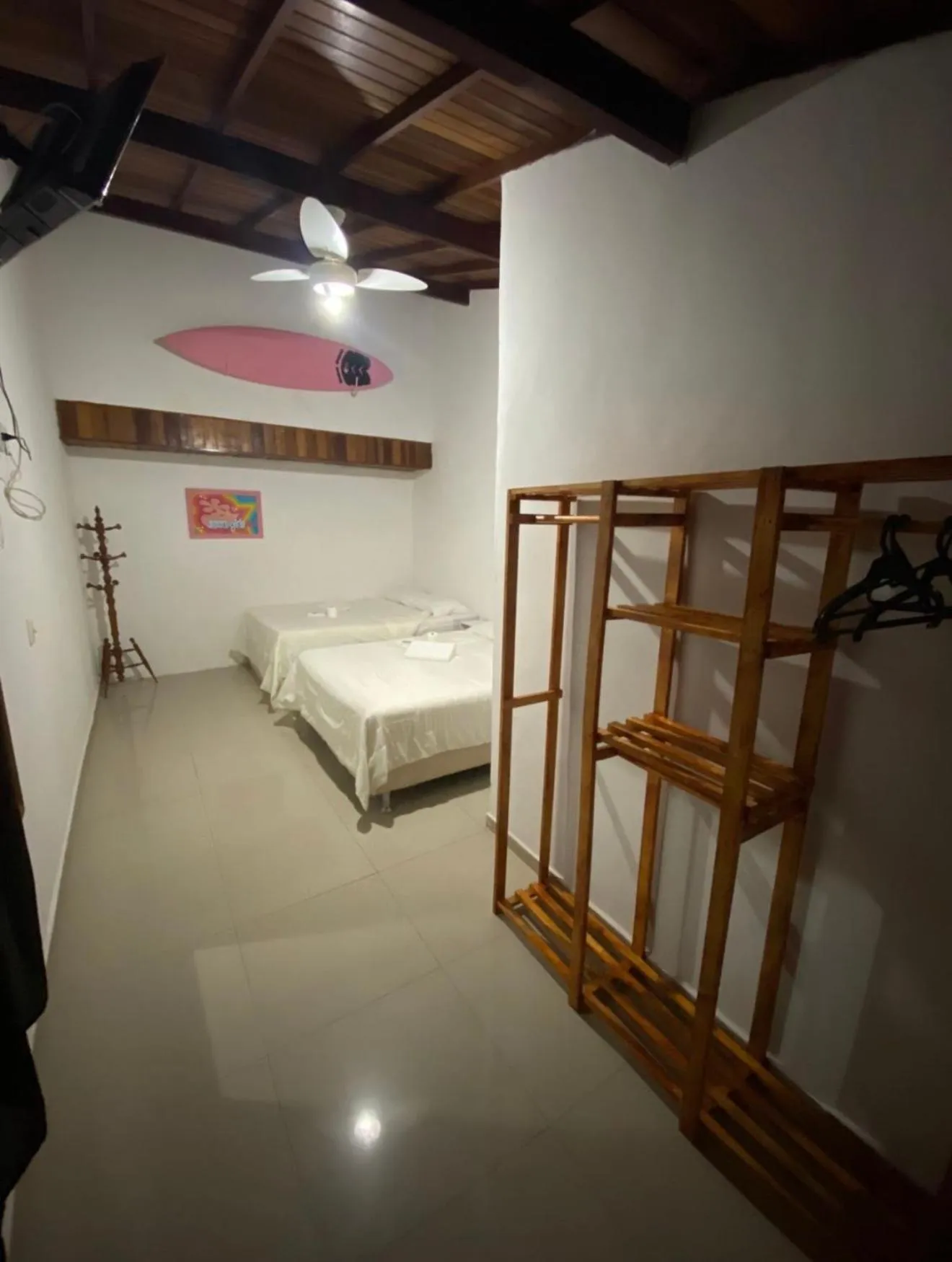 Bed in Pousada Ferradura Beach