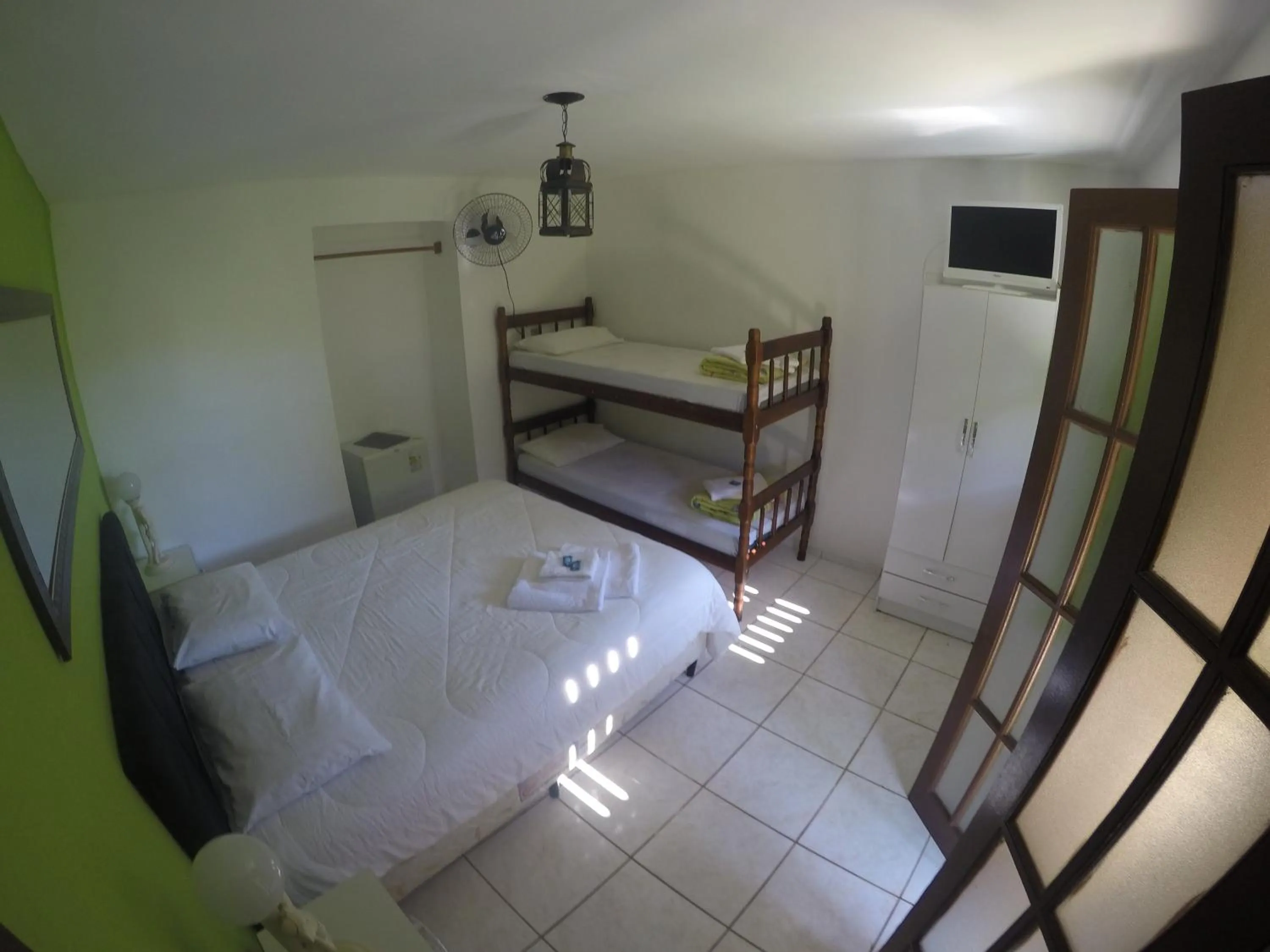 Bed in Pousada Ferradura Beach