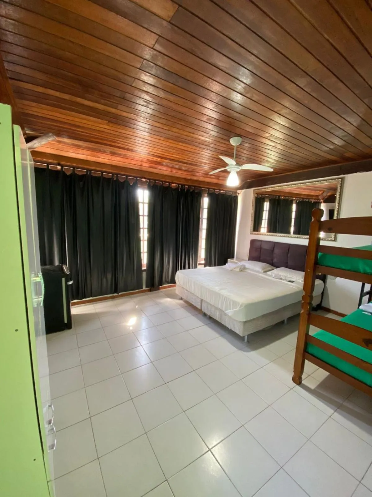 Bed in Pousada Ferradura Beach