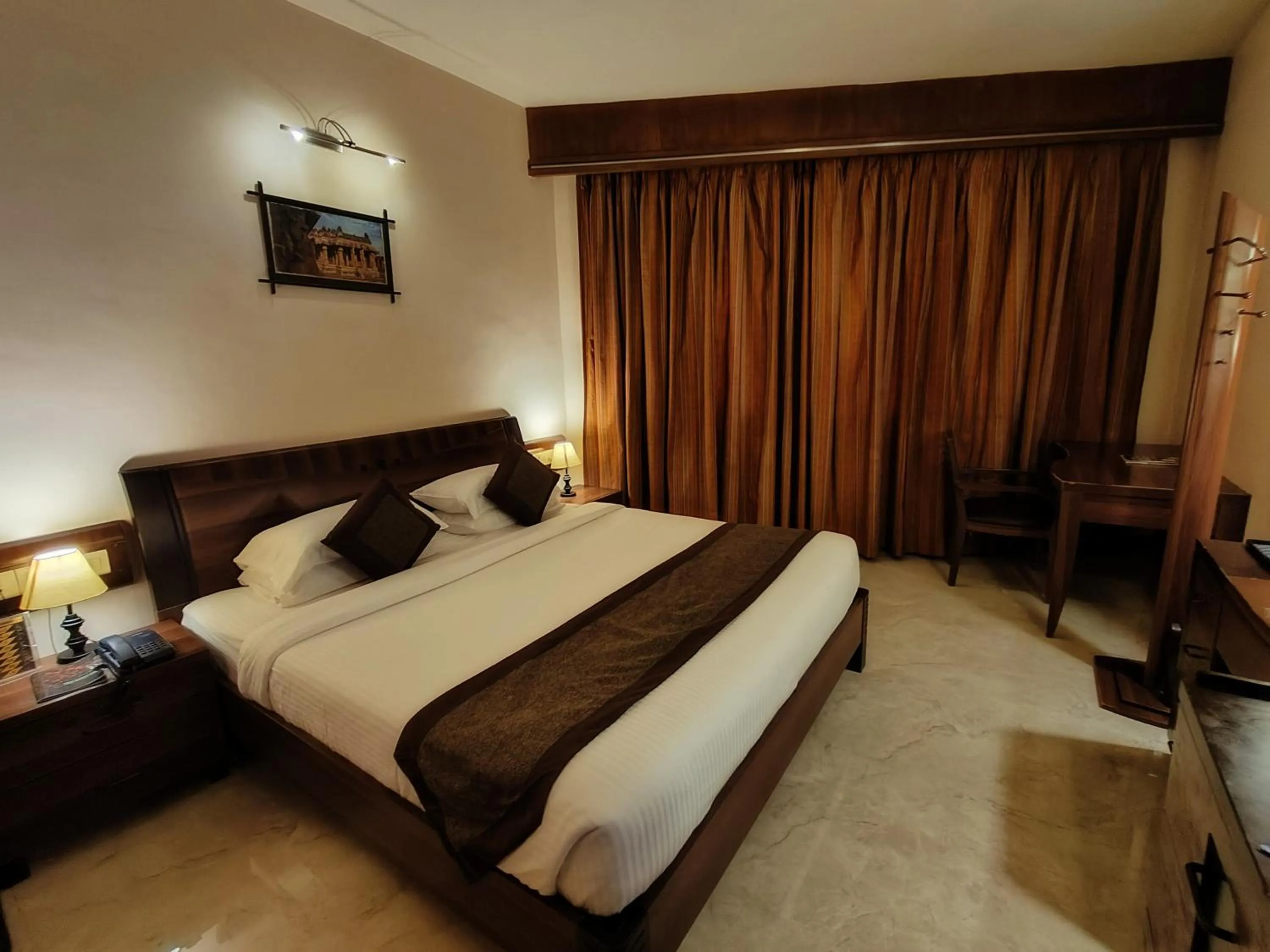 Bedroom, Bed in Malligi,Hampi