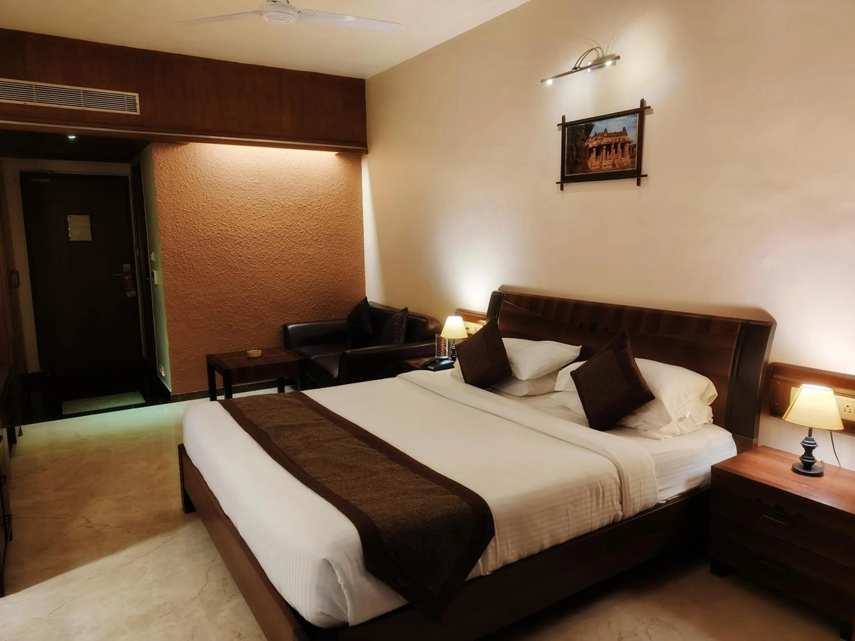 Bedroom, Bed in Malligi,Hampi